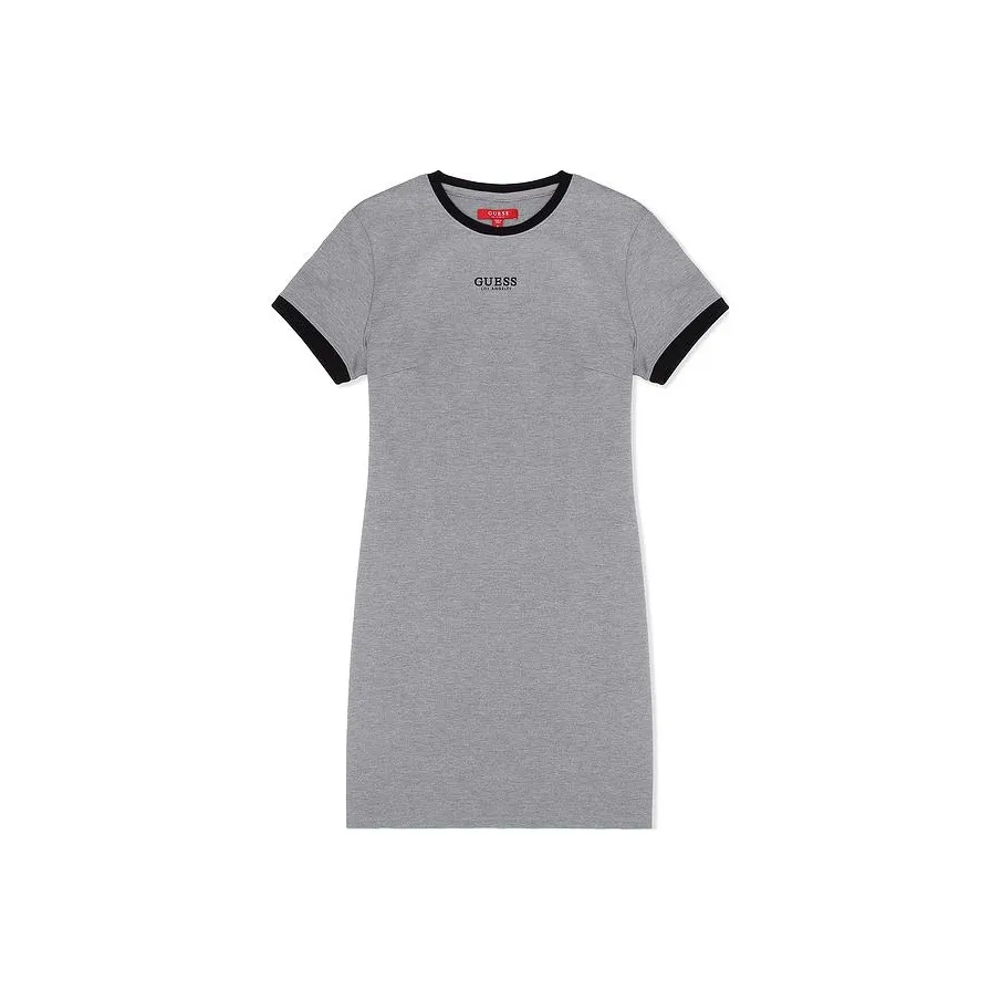 GUESS Slip Dresses Women's Heather Gray