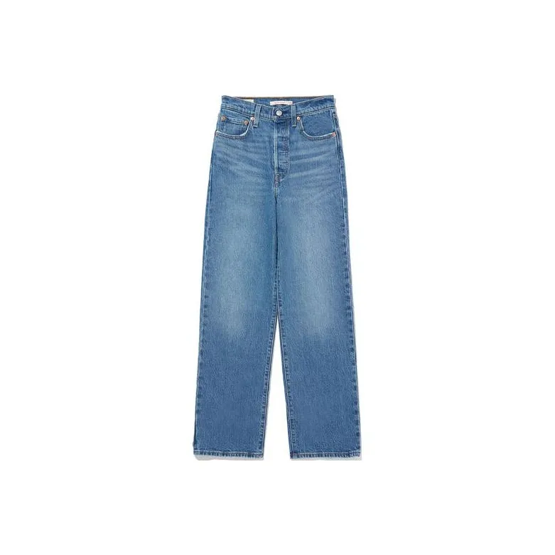 Levi's Logo Patch Straight Leg Jeans