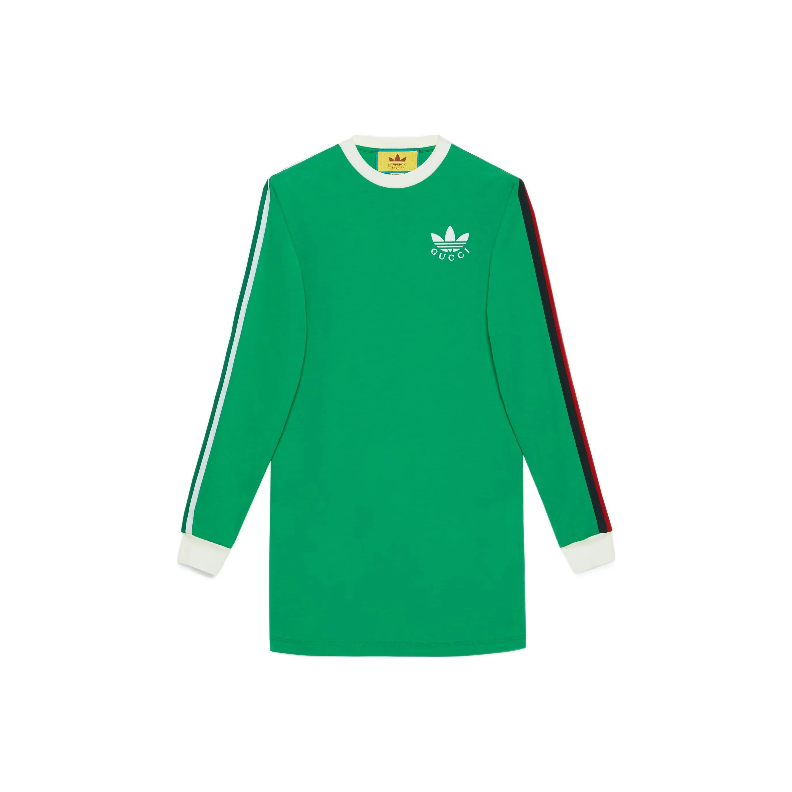 GUCCI FW22 Long Sleeved Dresses Women
s Green
