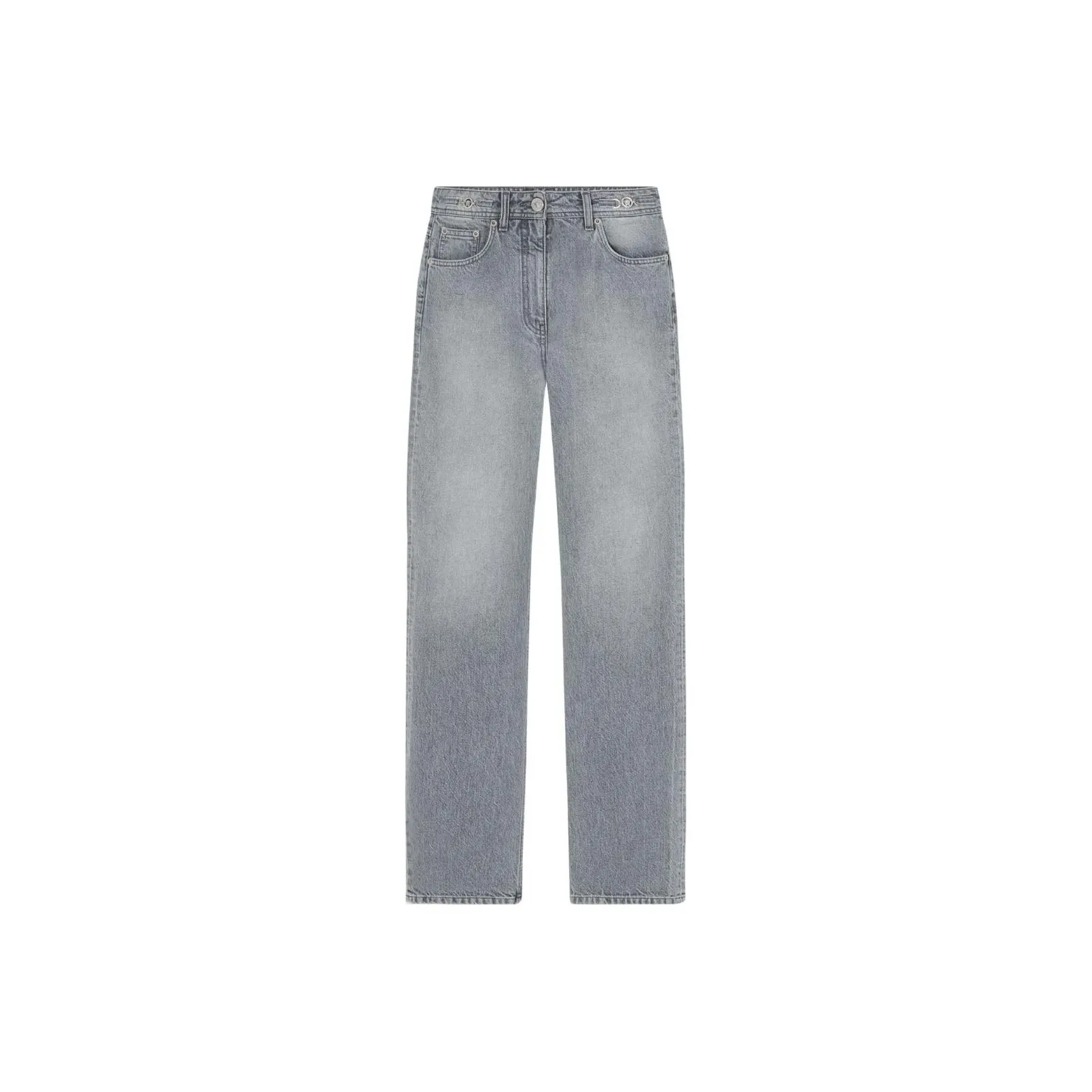 VERSACE High-Waist Straight-Leg Jeans