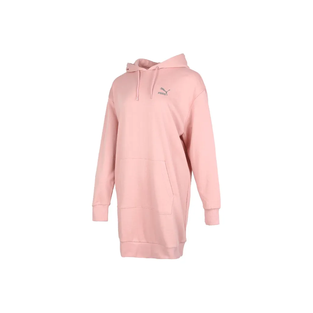 PUMA Long Sleeved Dresses Women's Pink