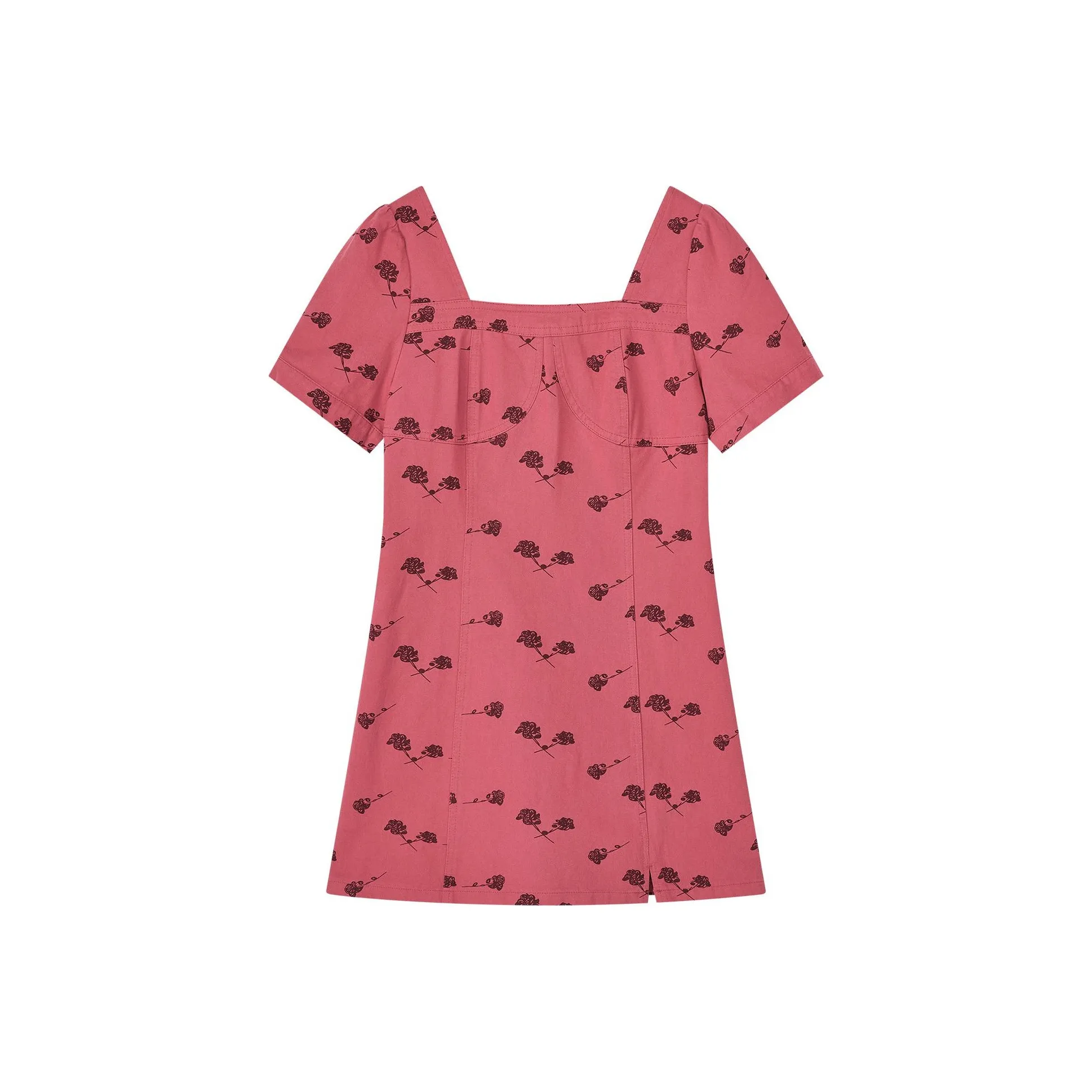 Love To Serve Short Sleeved Dress Women's Pink Floral