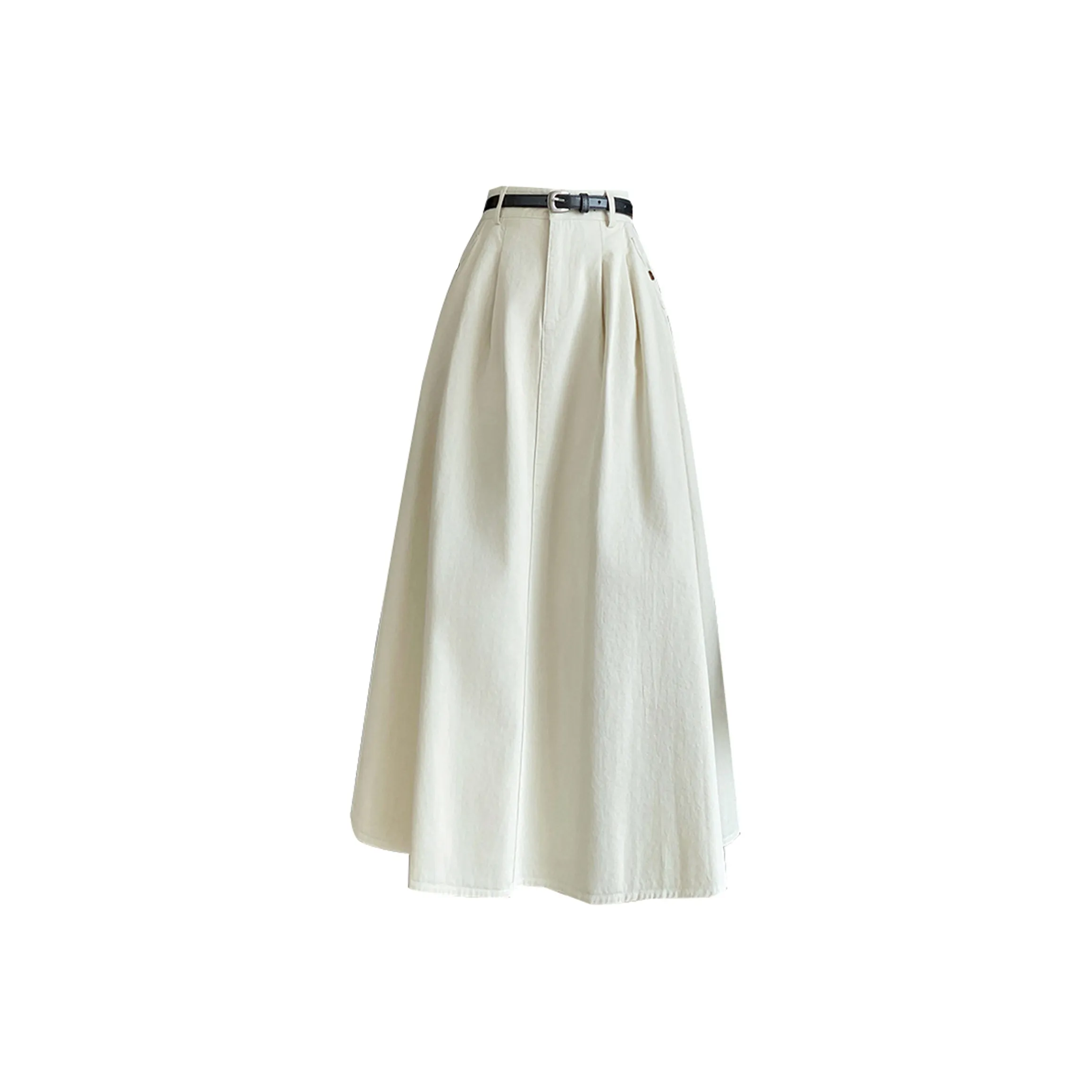 RTNH Деним Длинный Юбка Женские Абрикос