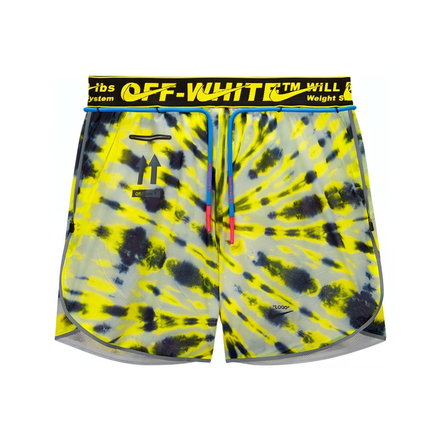 neon yellow nike shorts womens