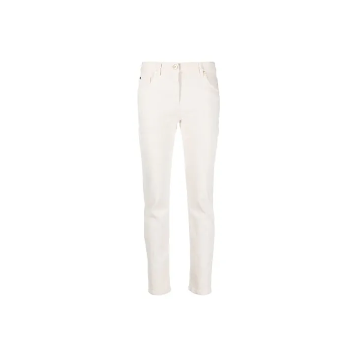 Brunello Cucinelli Mid Rise Stretched Jeans