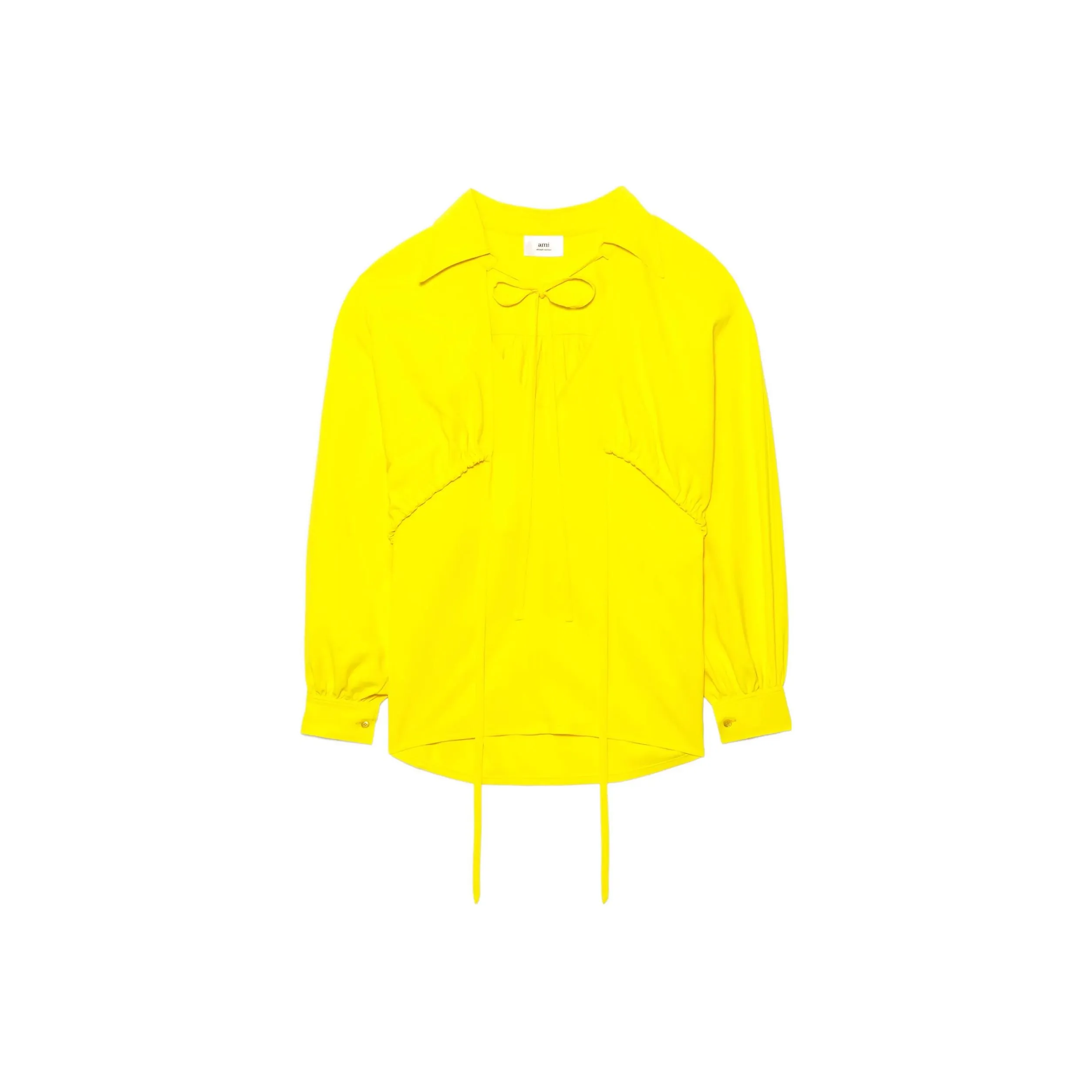 AMIPARIS Long Sleeved Dress Women's Yellow