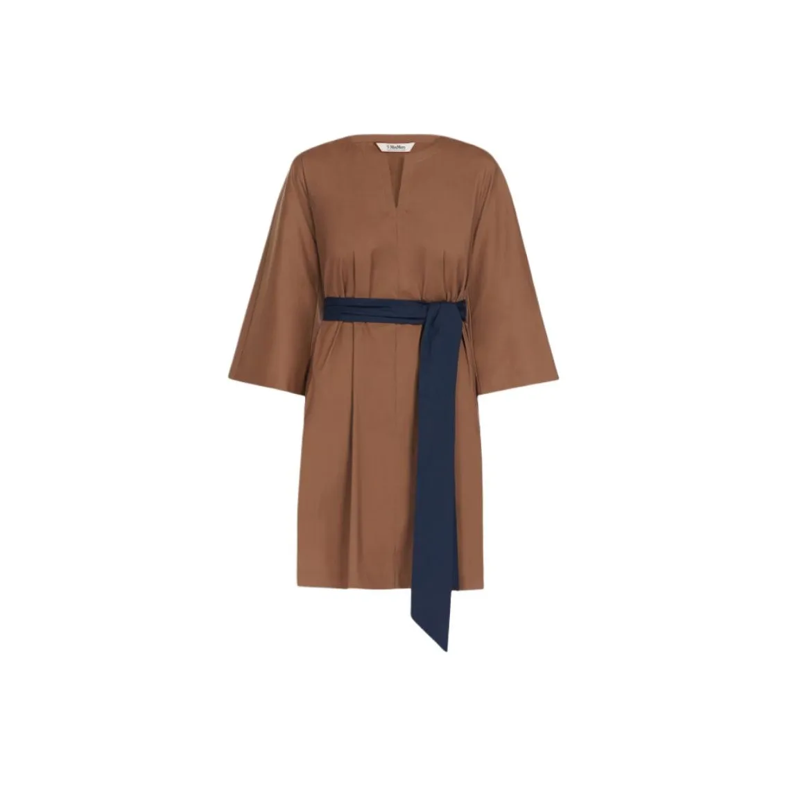 MaxMara SS24 Long Sleeved Dress Women's Camel