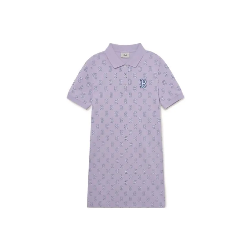 MLB Short Sleeved Dress Women's Purple