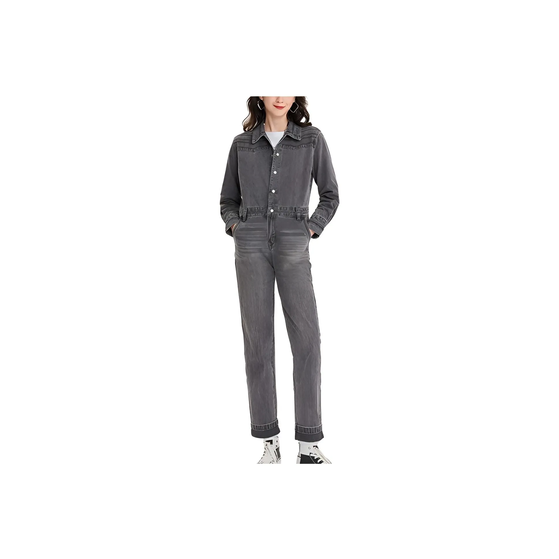 Lee Jumpsuits Women's Gray