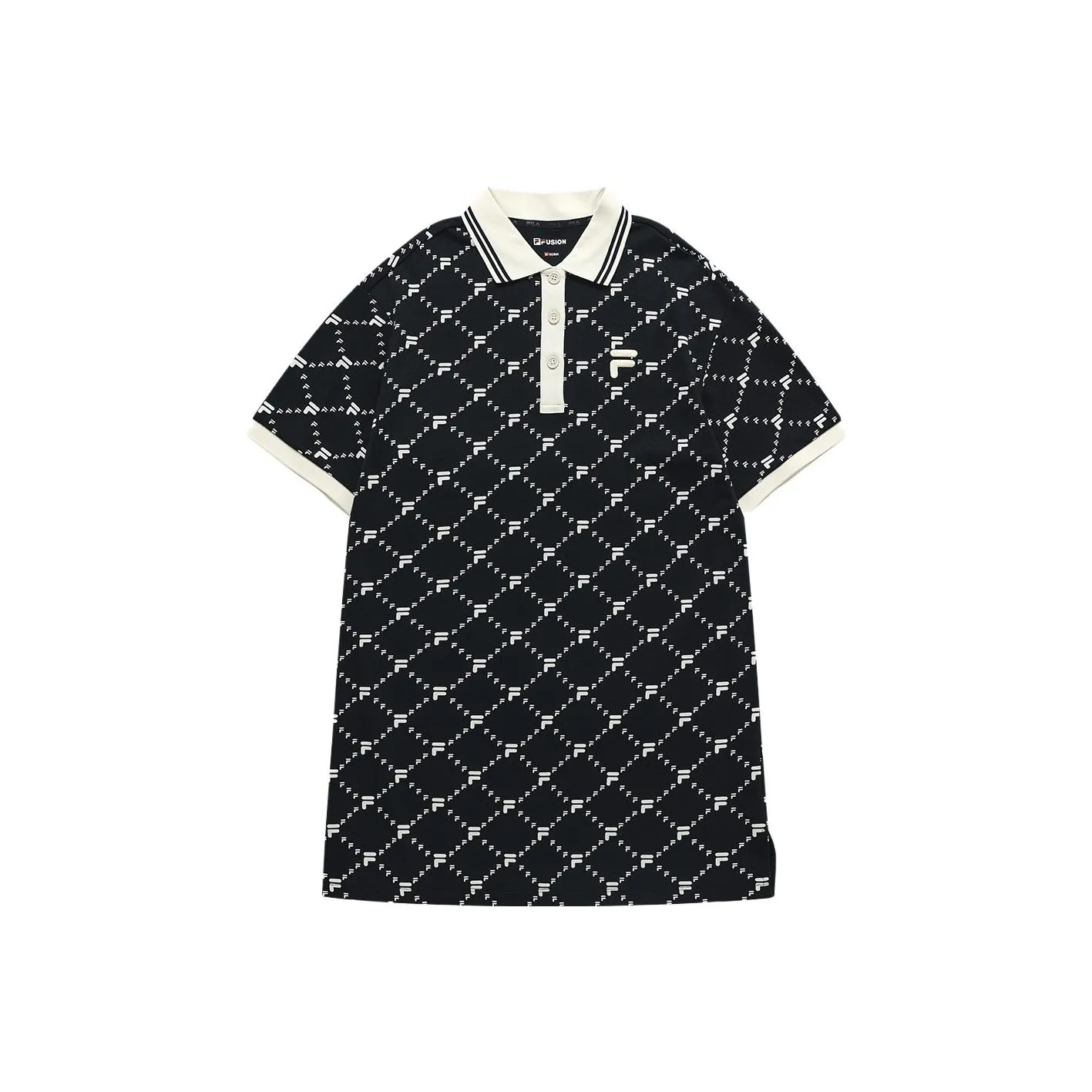 FILA FUSION FOB Series Short Sleeved Dress Women's Pitch Black