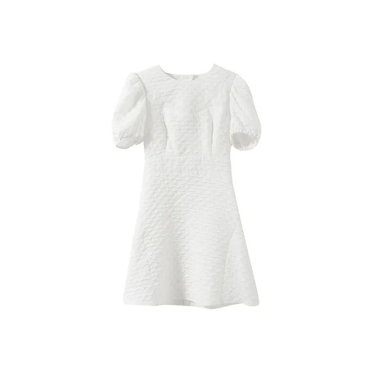 YUMOMO STAR A Линия Юбка Платье Белый