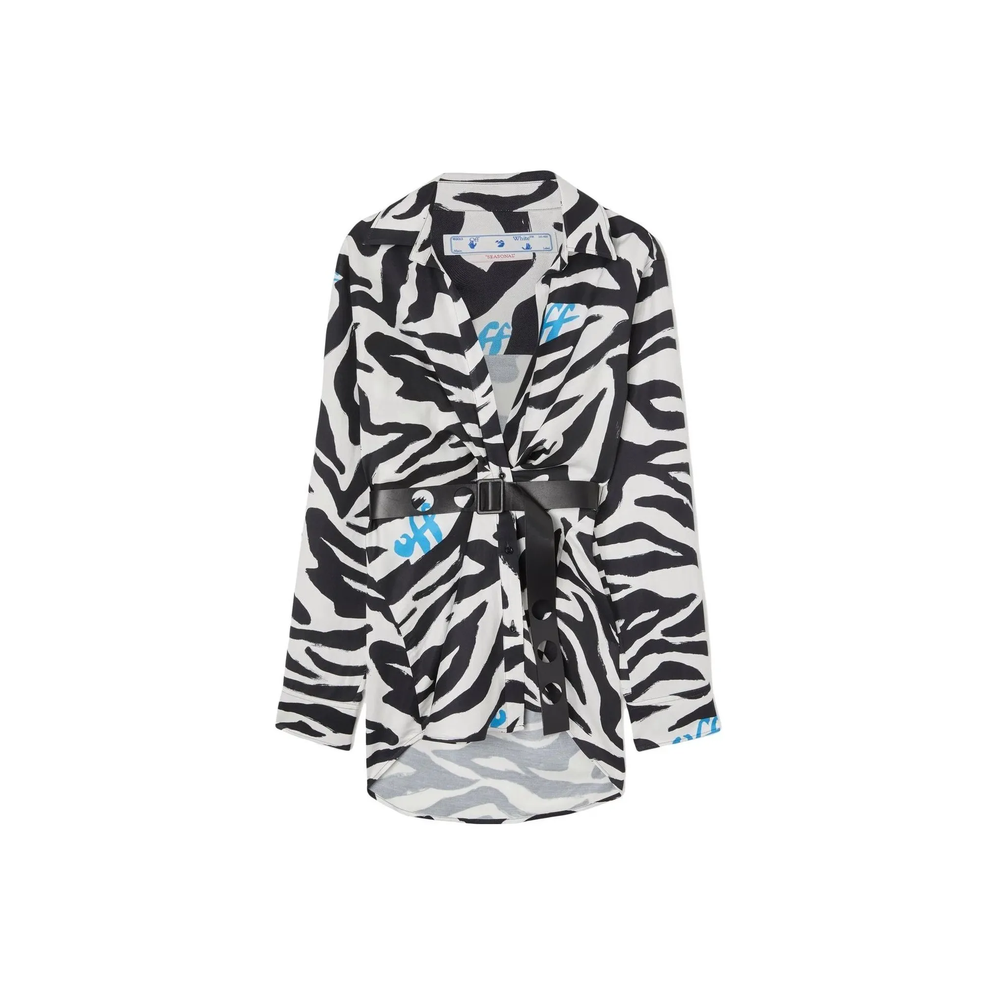 OFF WHITE SS22 Long Sleeved Dresses Women's Black/White