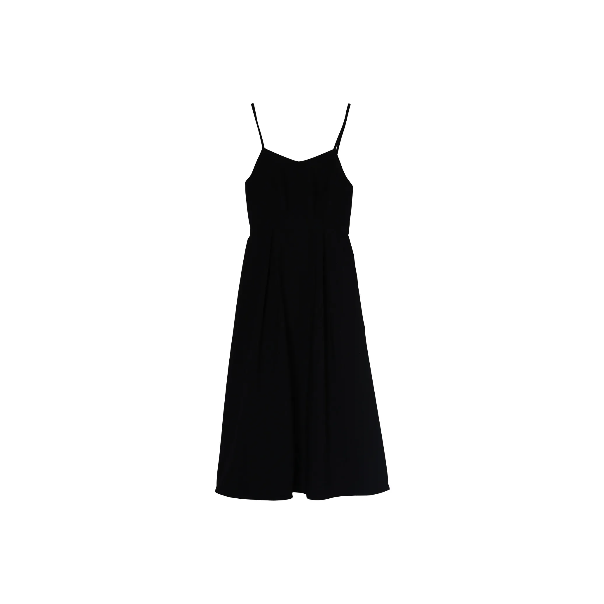 Fstudio Корейский стиль Премиум LOOK Маленький A Линия Черная Юбка с Бантом Slip Платье Женское