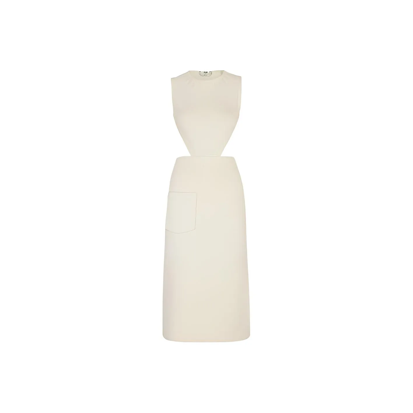 FENDI Sleeveless Dresses Women's White