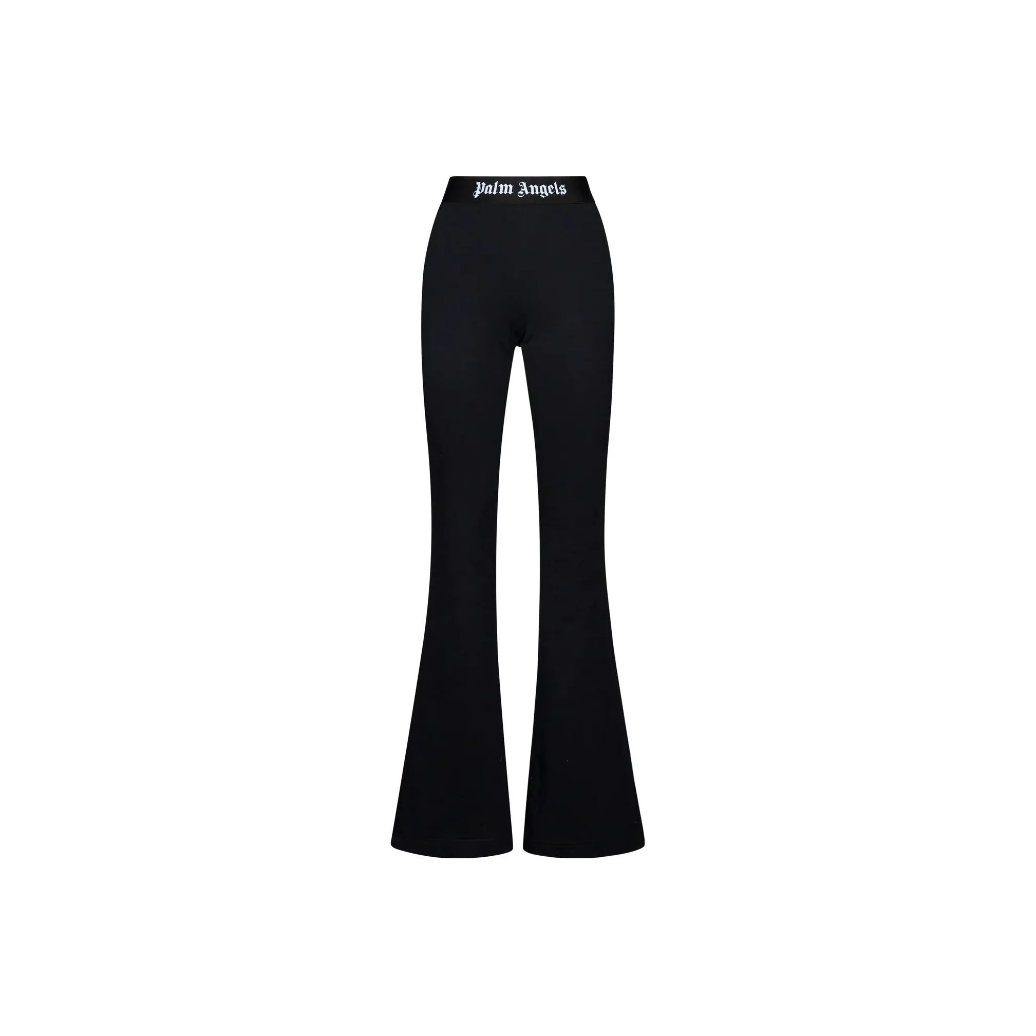 PALM ANGELS Logo Waistband Flared Leggings