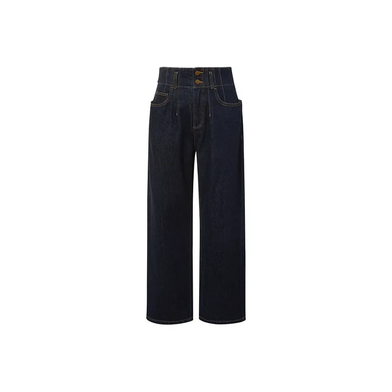 D'zzit Straight Jeans Women's Dark Blue