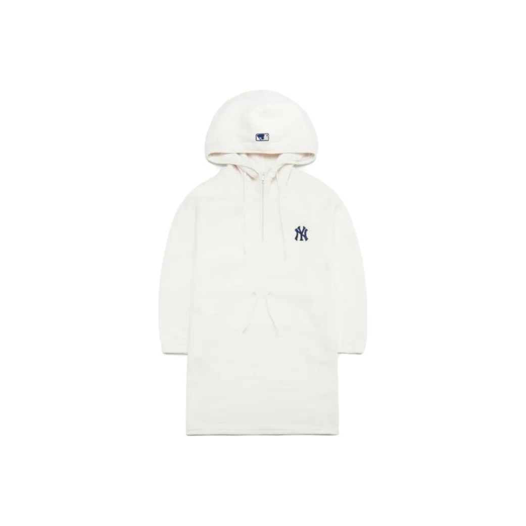 MLB Fleece One Piece Dress White