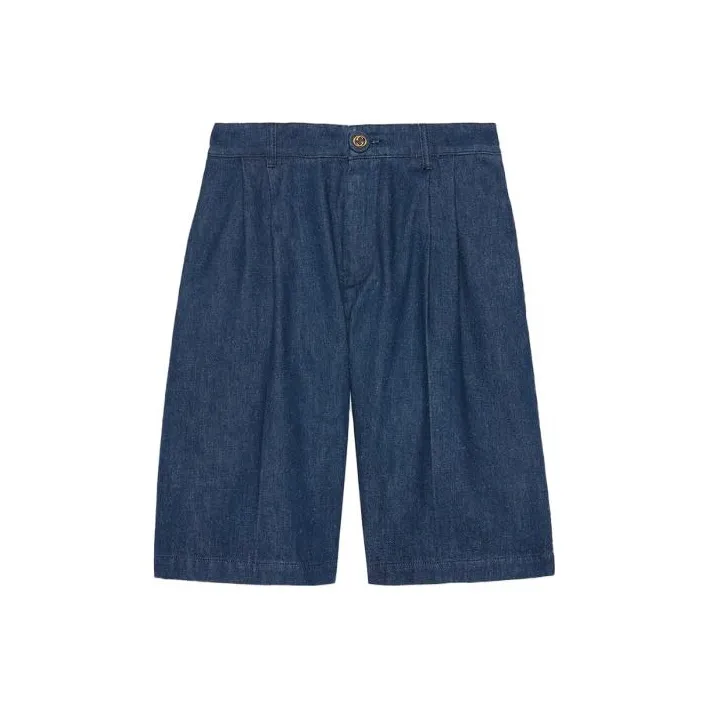 GUCCI Denim Bermuda Shorts