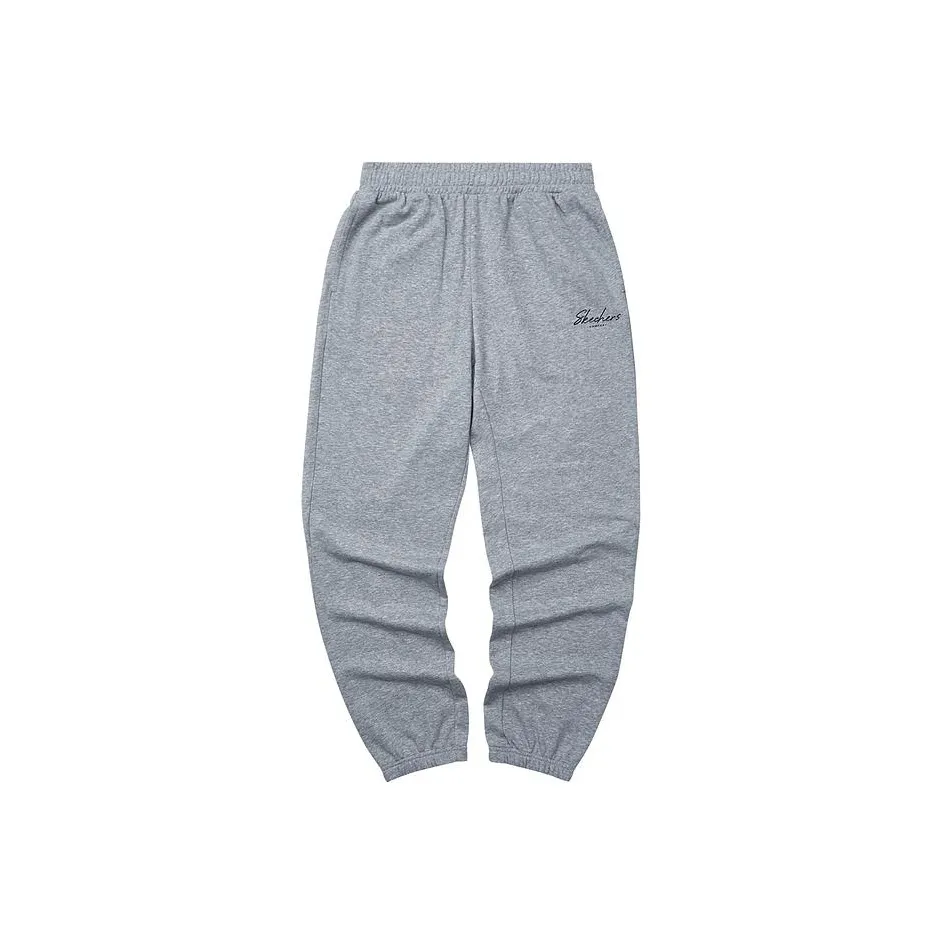 Skechers Knitted Sports Pants Women's Medium Heather Gray