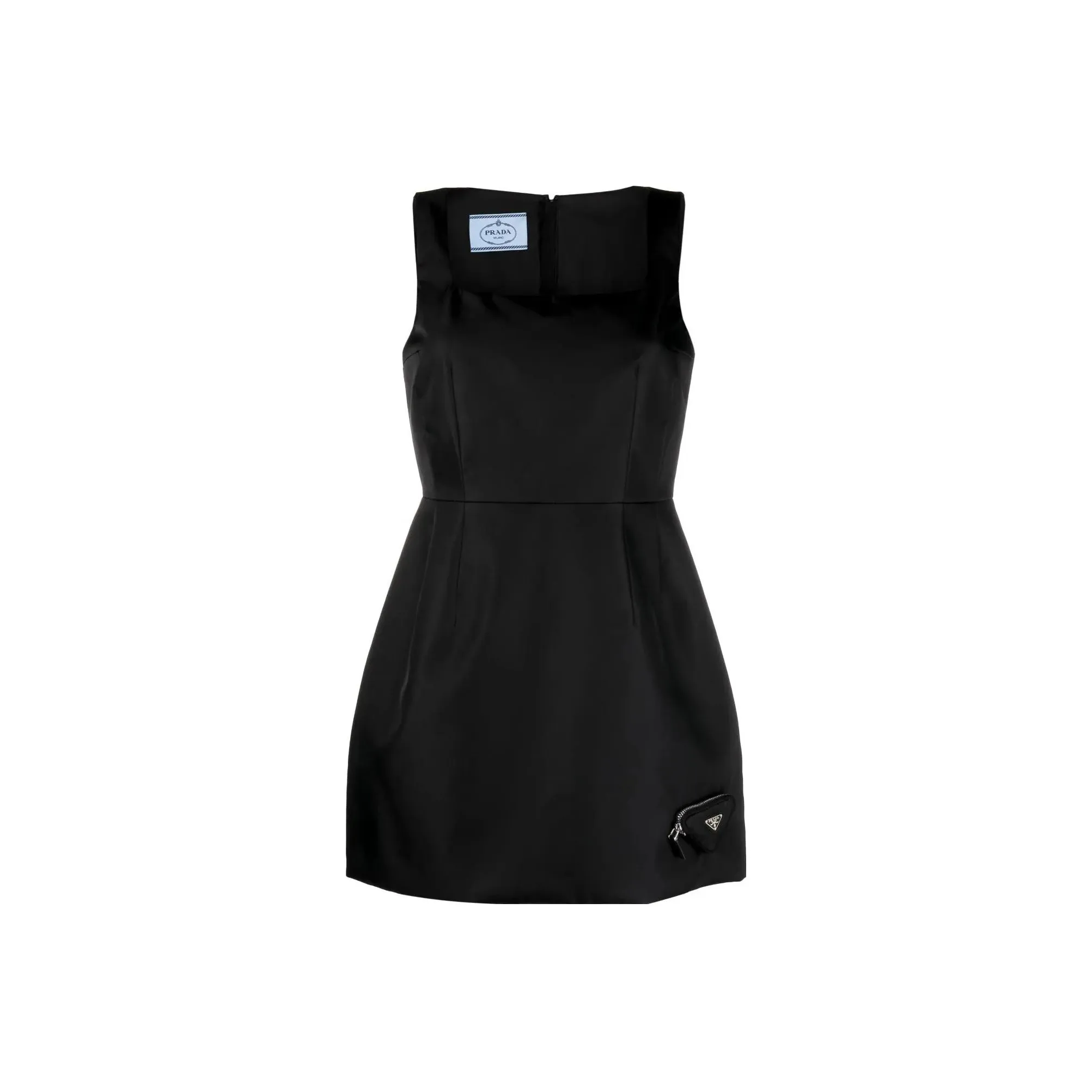 PRADA Re-Nylon Triangle-logo Minidress