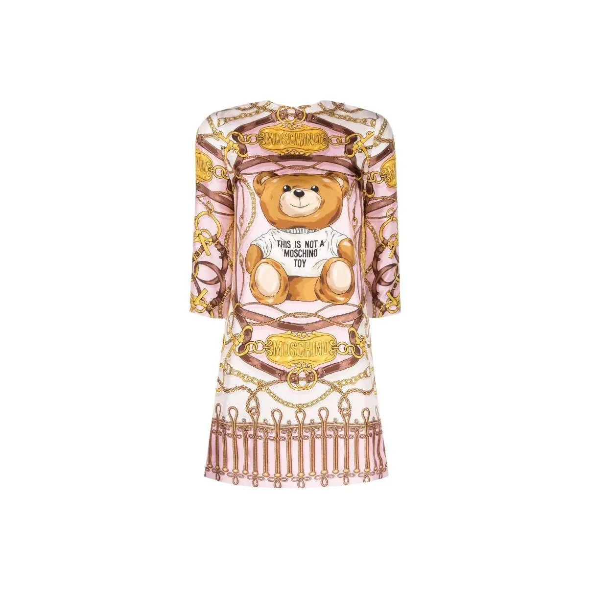 MOSCHINO Многоцветные Женские Длинные Платья с Рукавами