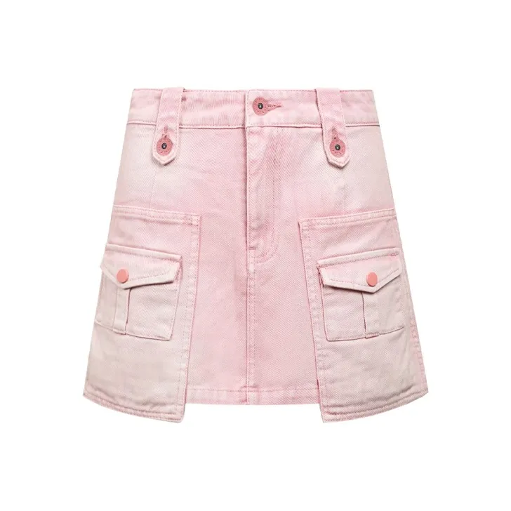 Valeria Obbaco Повседневные короткие юбки Брюки Женские Светло-розовый