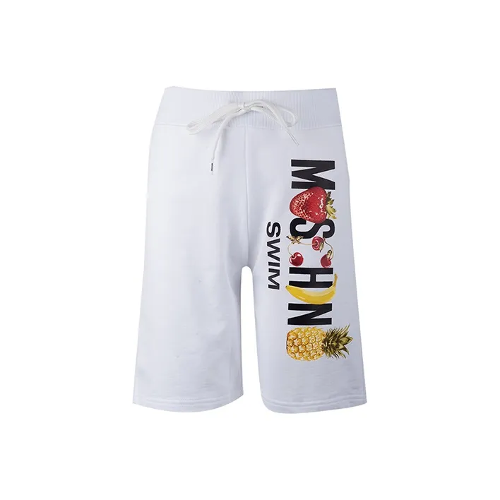 MOSCHINO Белые Женские Повседневные Шорты