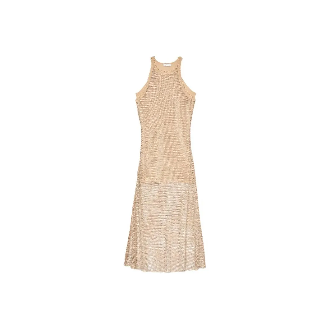 Sandro Slip Dresses Women's Gold