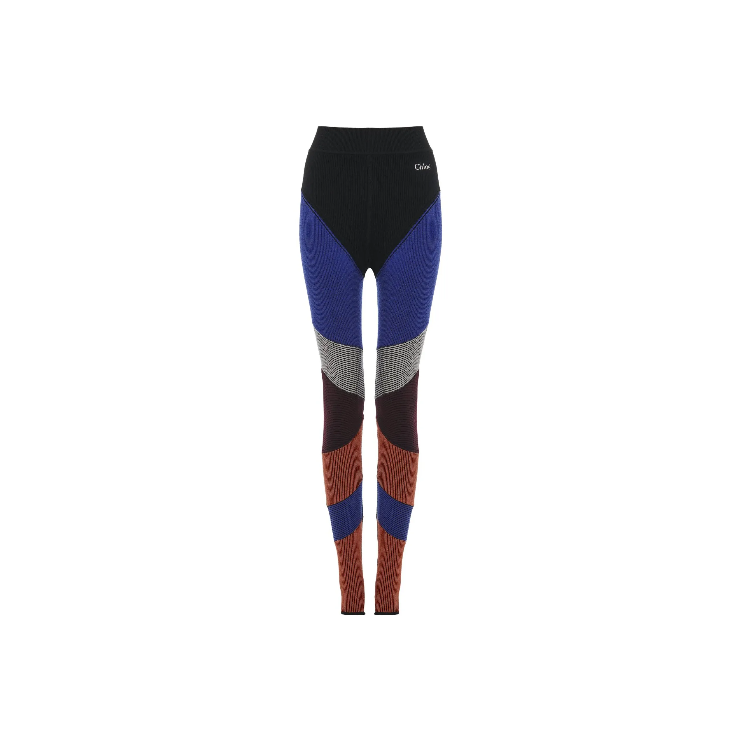 Chloé Patchwork High Waisted Leggings