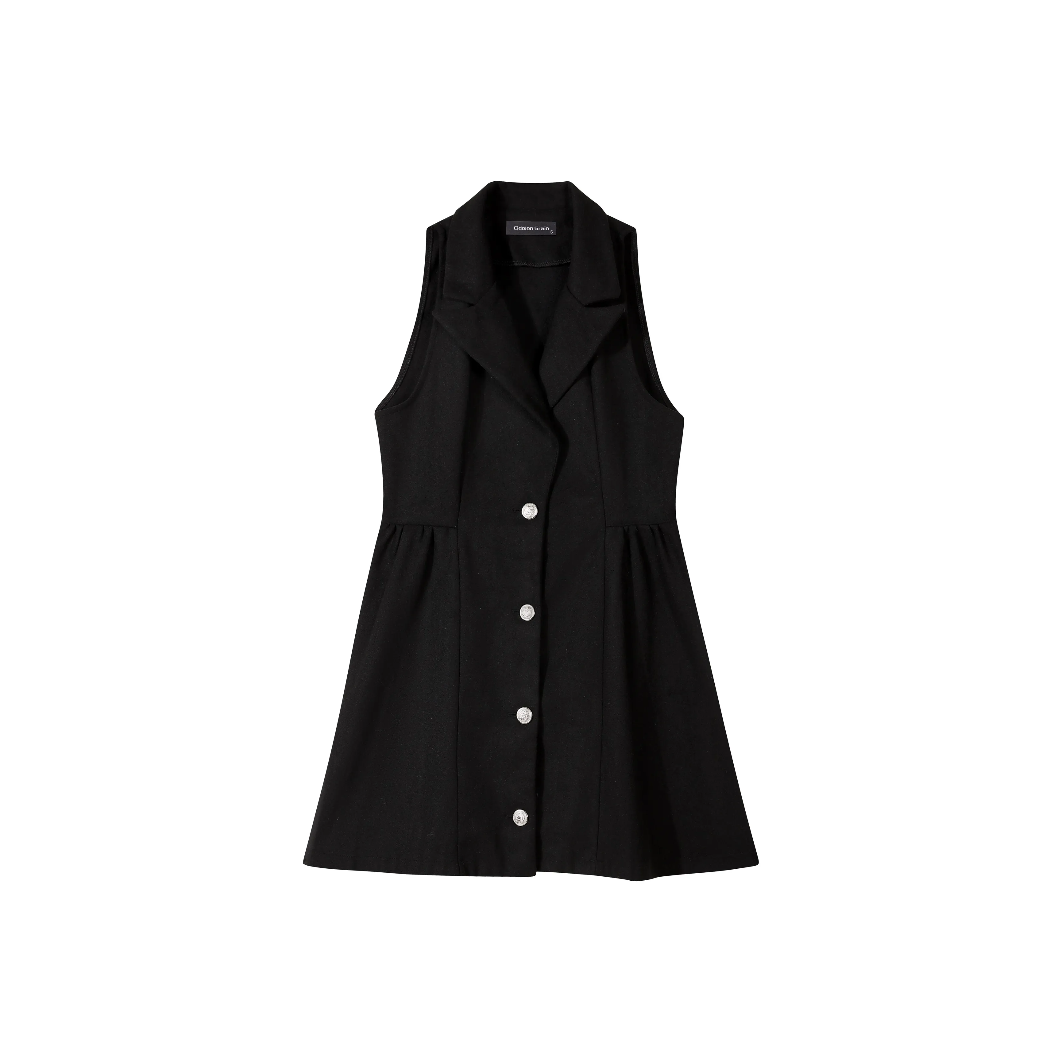 EIDOLON GRAIN Черные Женские Платья без рукавов