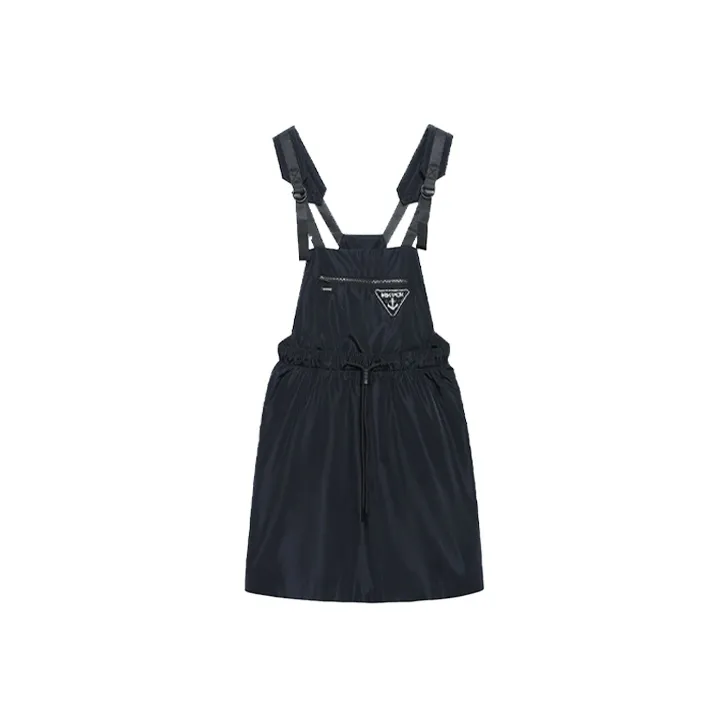 TCH Sleeveless Dresses Women's Black With Silver Logo