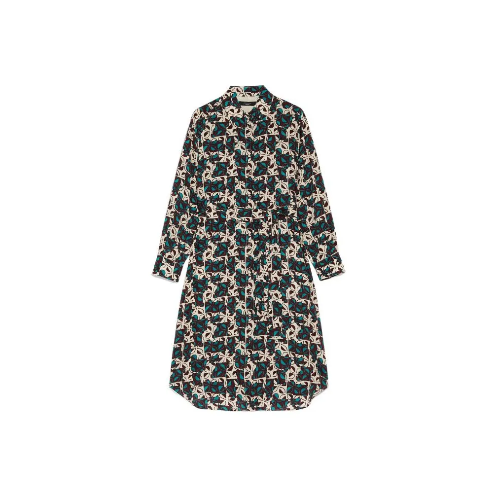 WEEKEND MaxMara FW22 Long Sleeved Dress Women's Multicolor