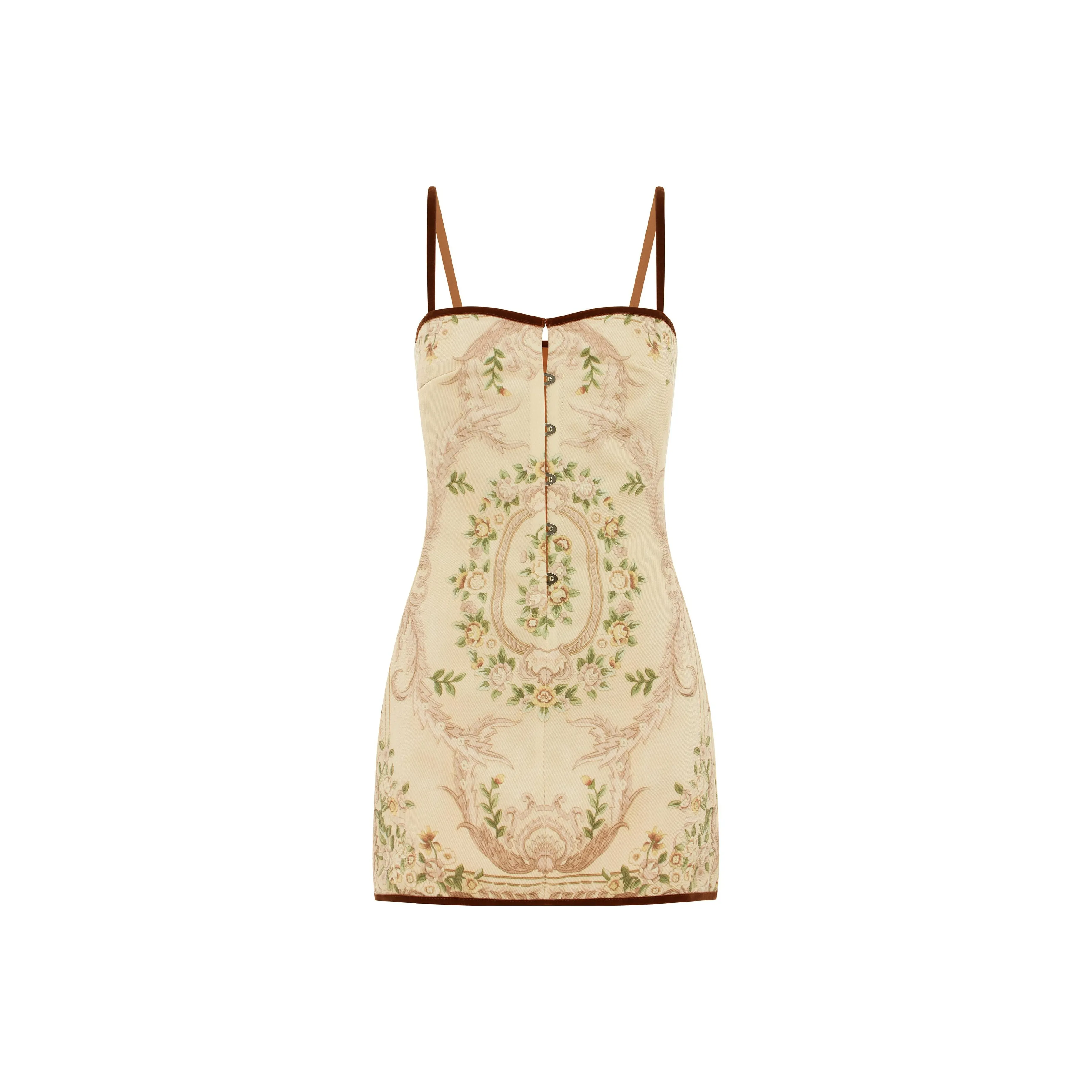 With Jean Slip Dresses Women's Multicolor