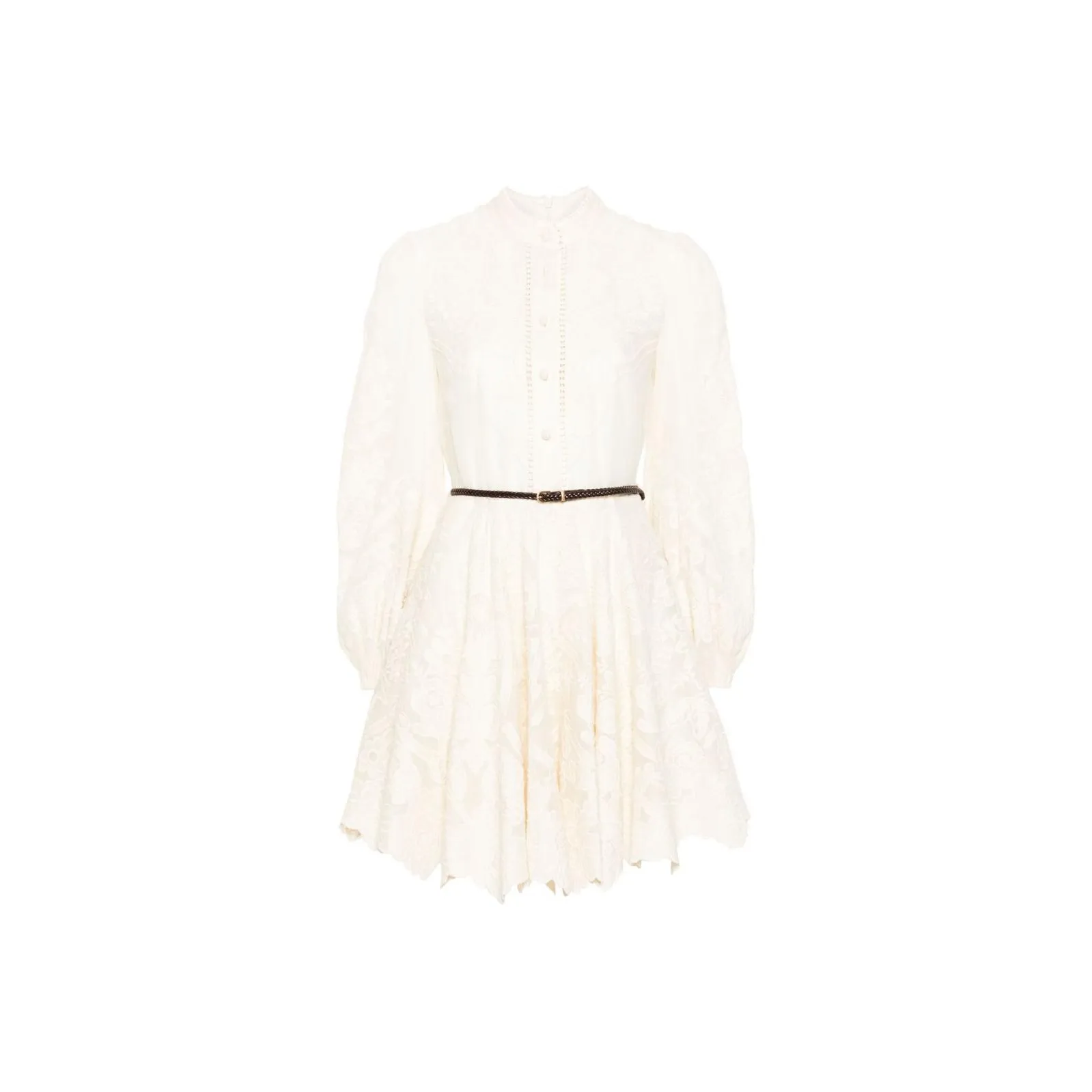 Zimmermann Ottie Embroidered Mini Dress