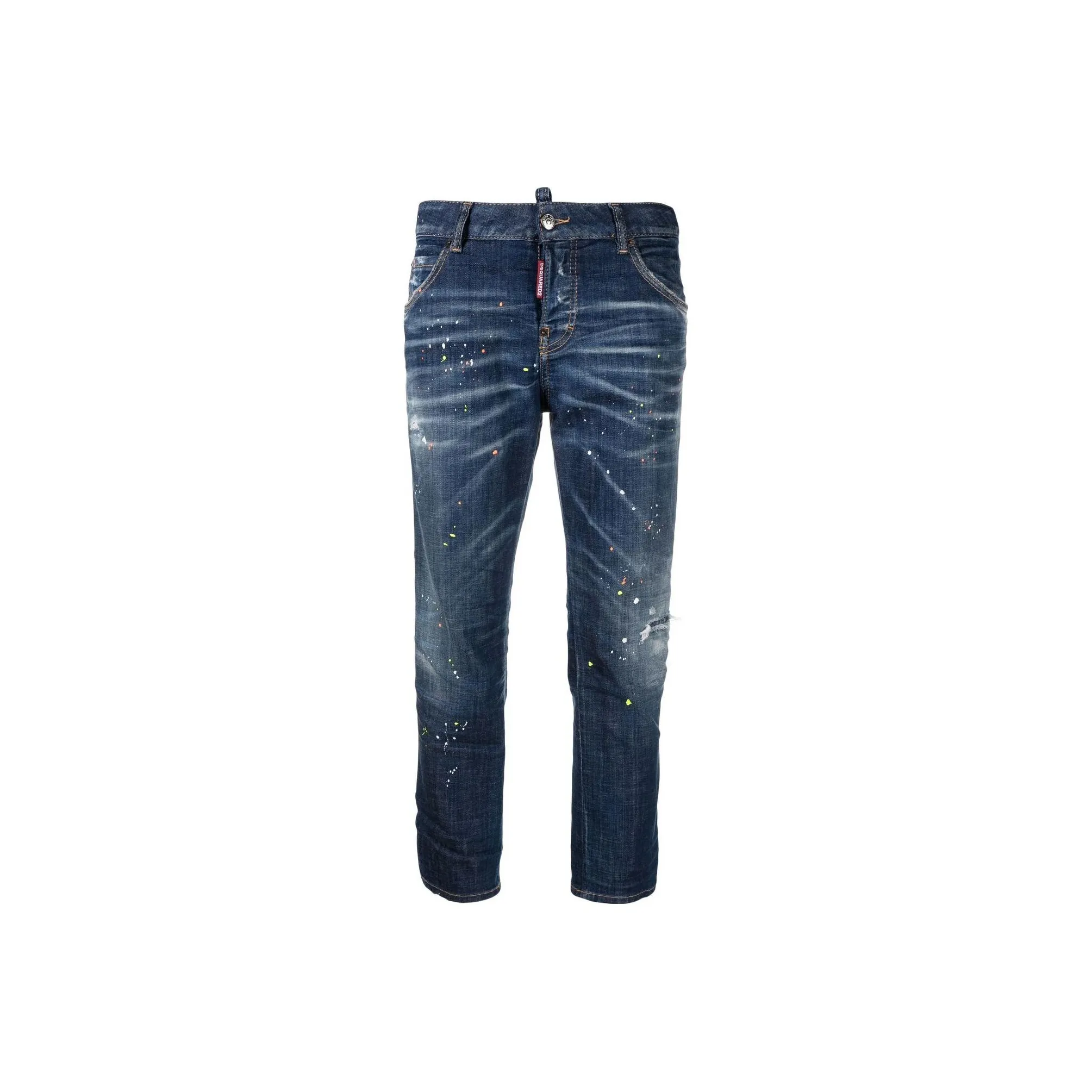 DSQUARED2 Low rise Paint splatter Jeans