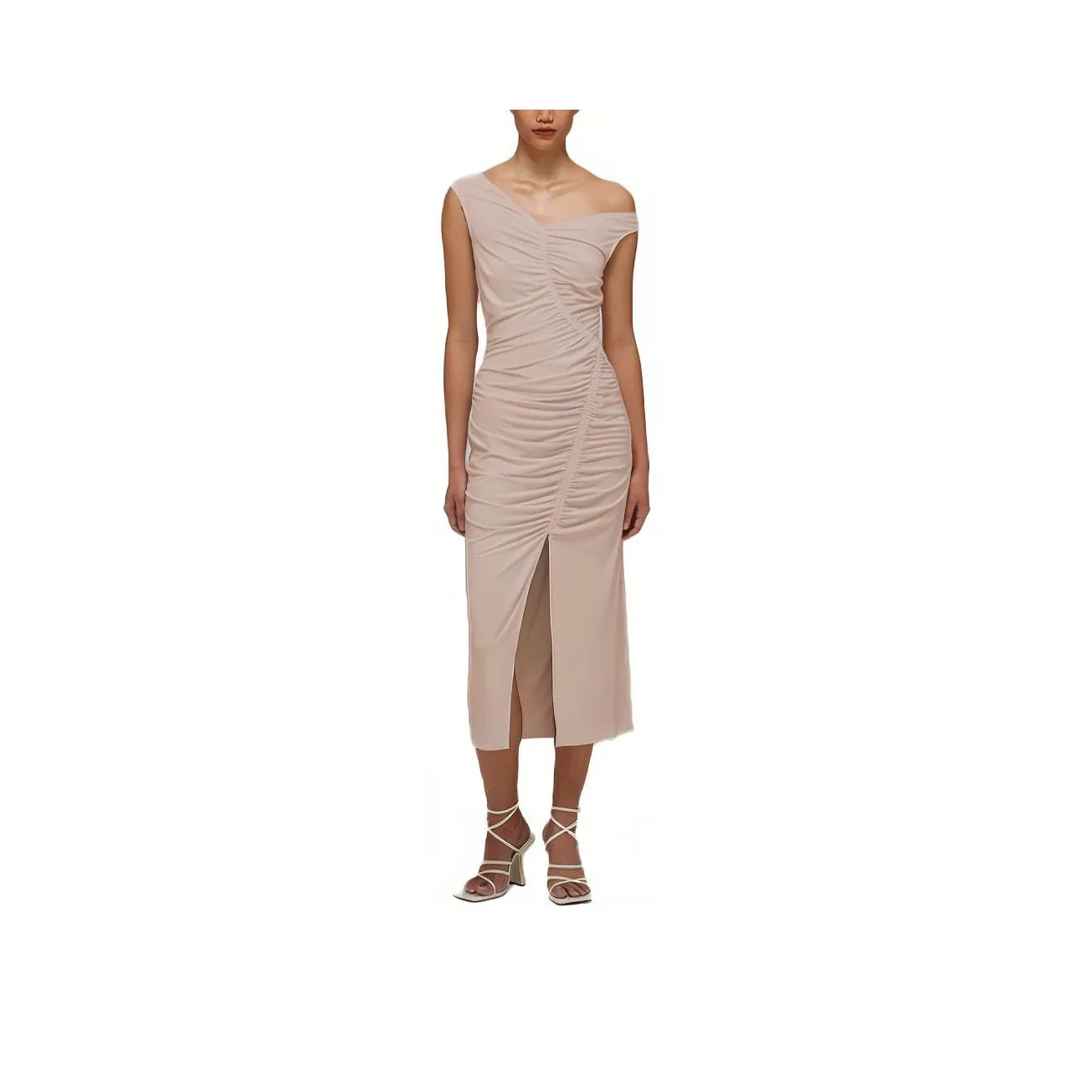 Self-portrait Sleeveless Dresses Women's Light Coffee
