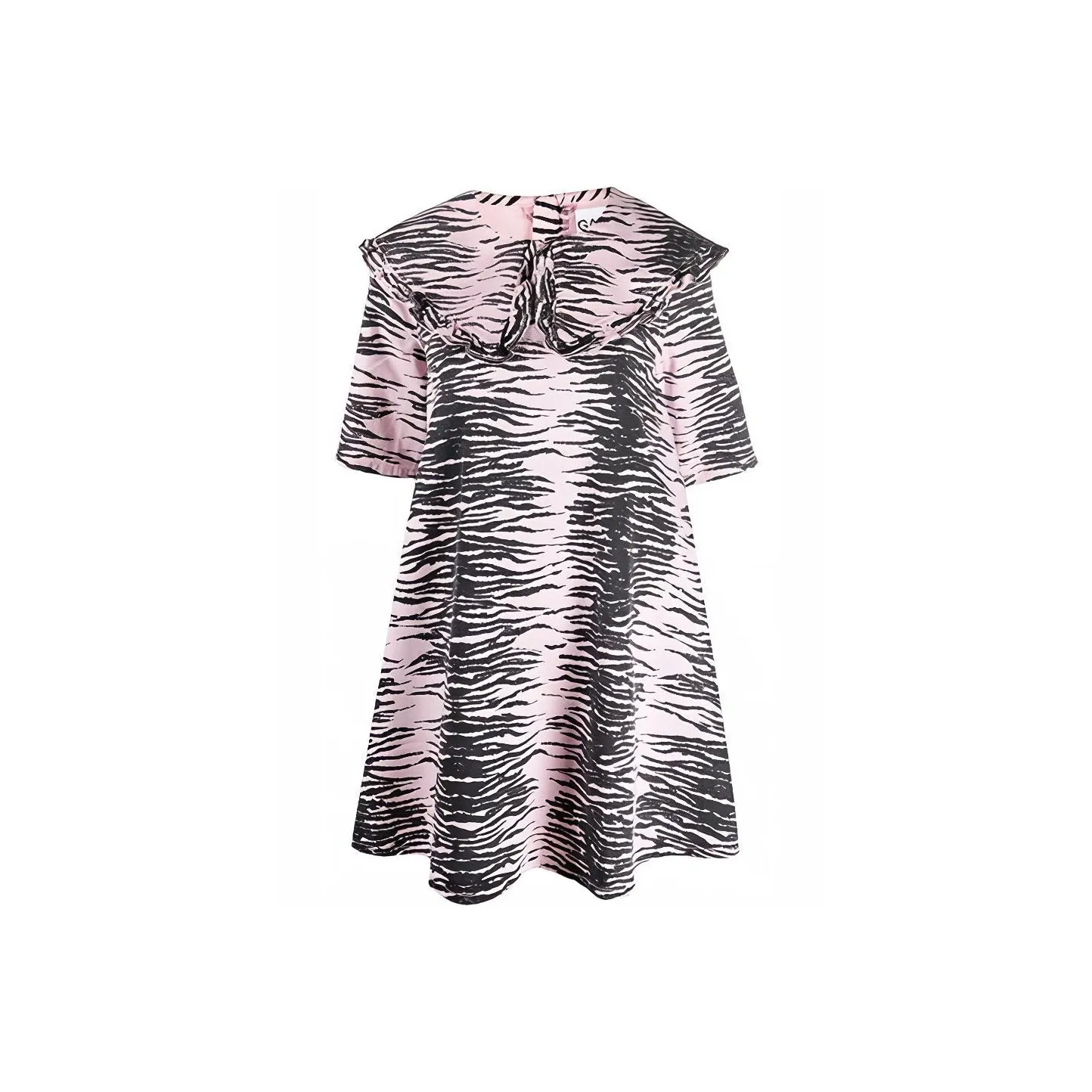 GANNI Short Sleeved Dresses Women's Multicolor