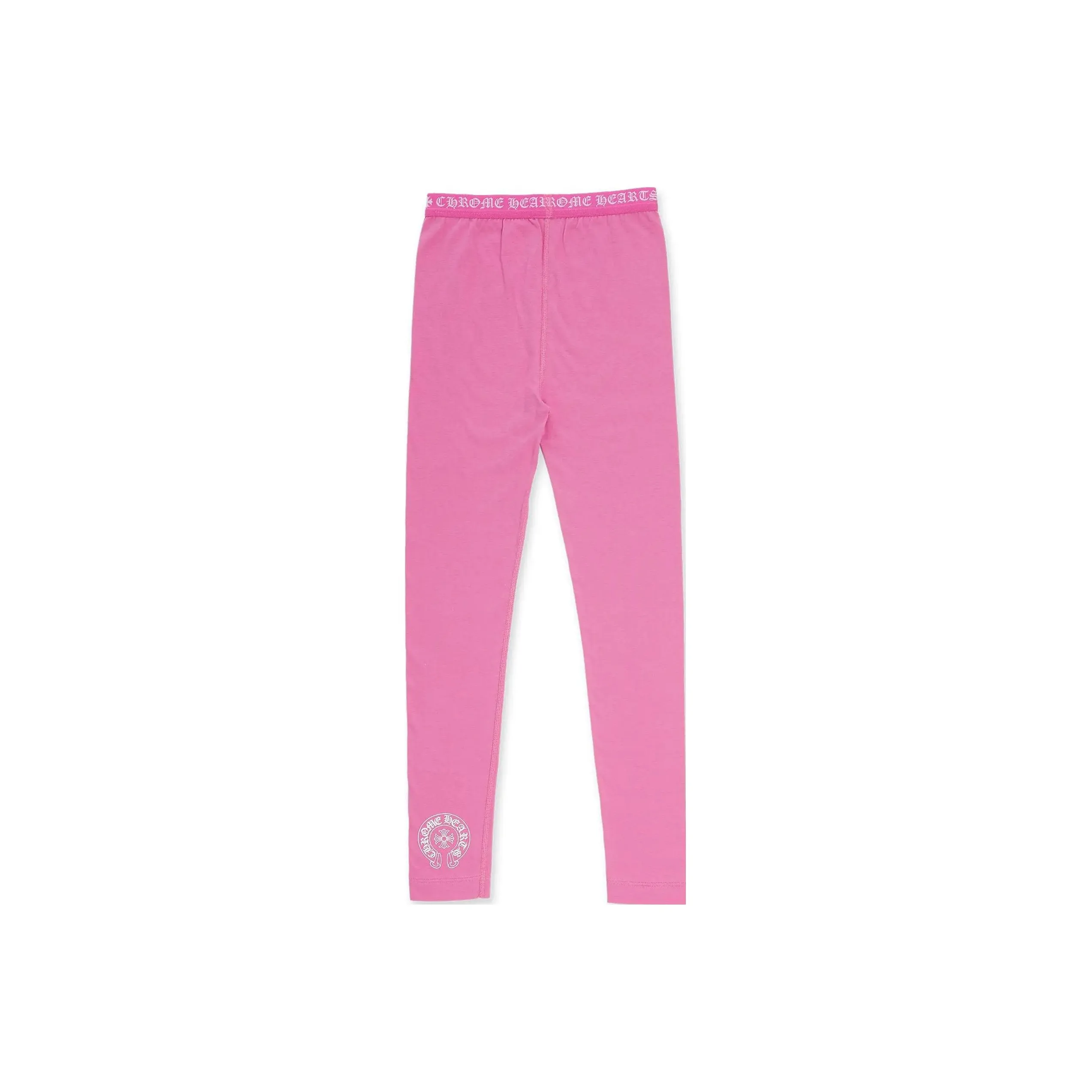 Chrome Hearts Logo Leggings Pink