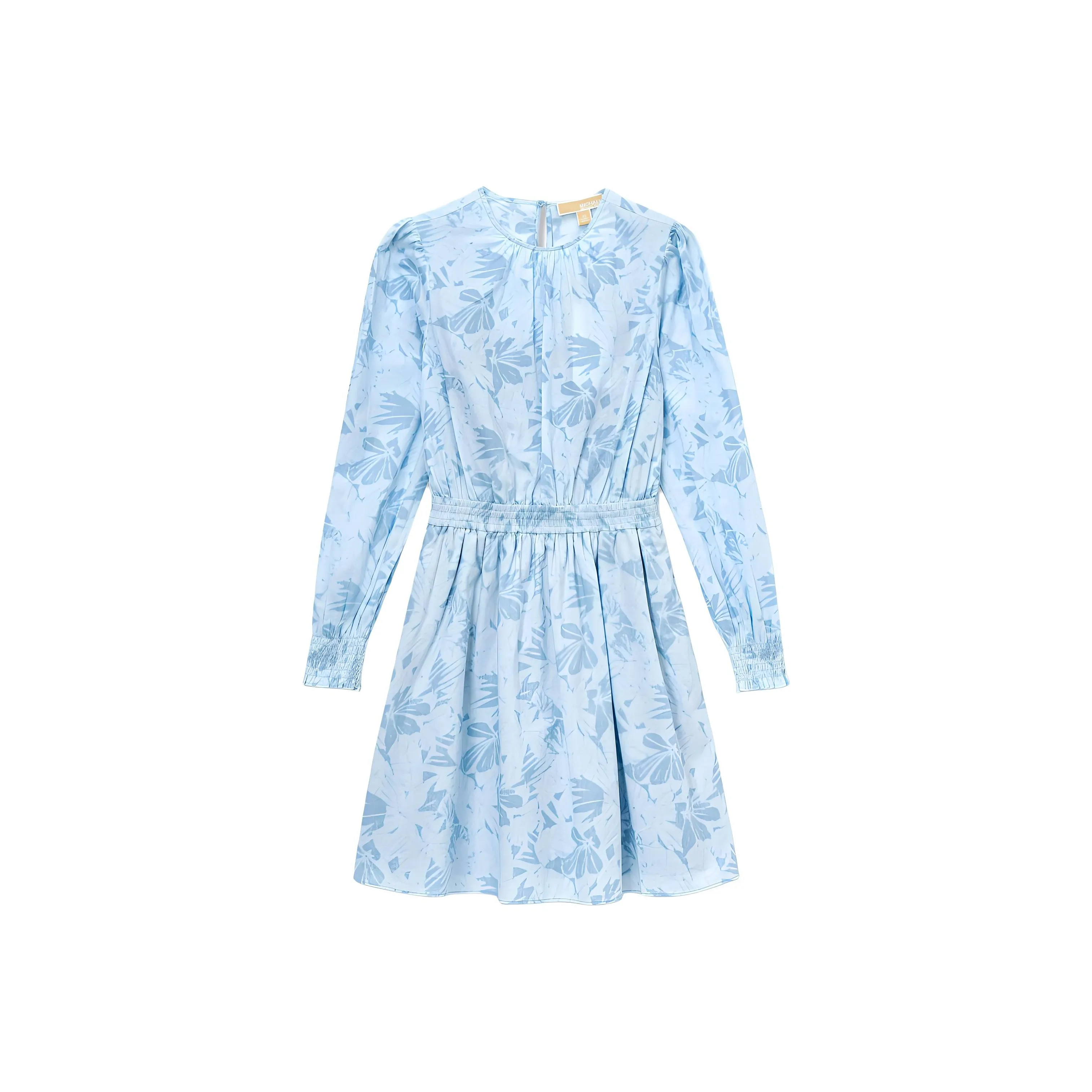 MICHAEL KORS SS24 Long Sleeved Dress Women's Light Blue
