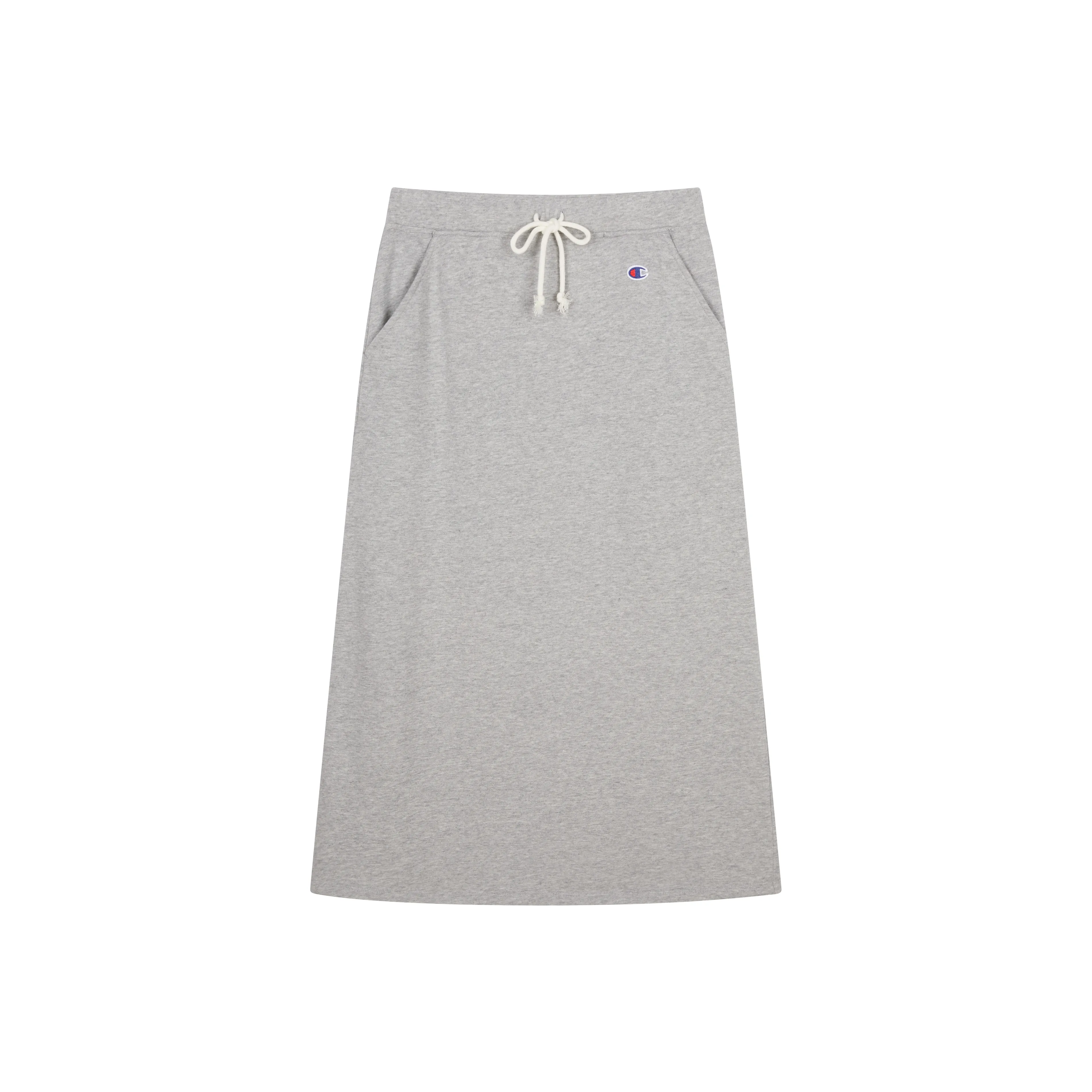 Champion Knitted Fabric Half Length Long Skirt US Version Women's