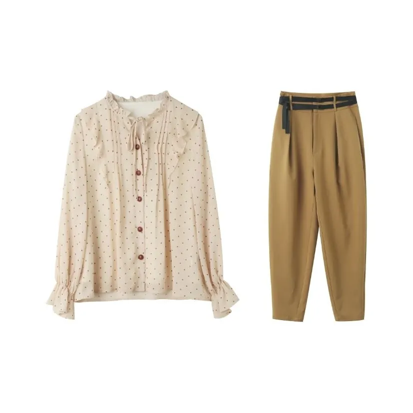 ANNECHEN Shirt Matching Sets Women's