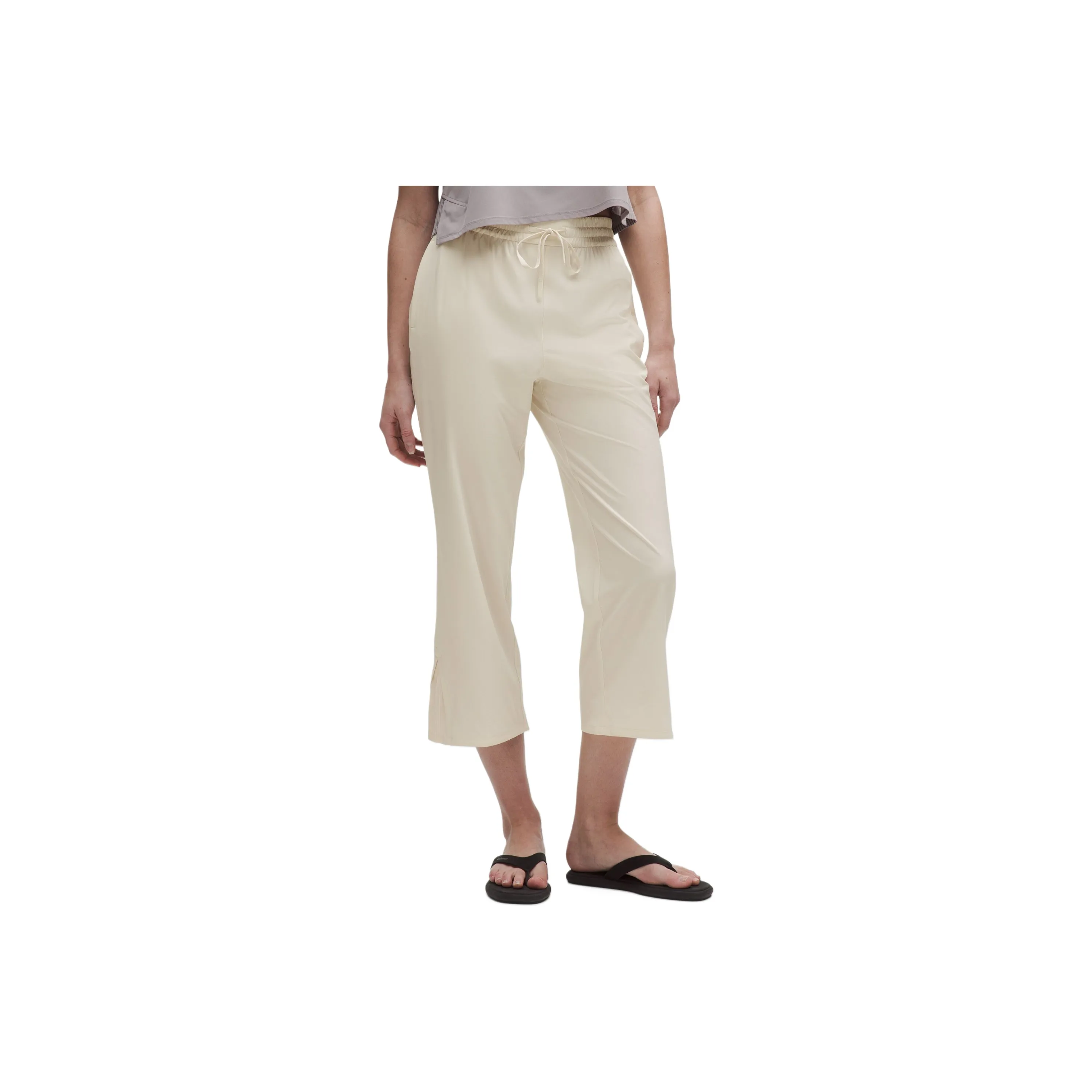 Lululemon Pleated Casual SHORTS pants Women's Light Ivory White