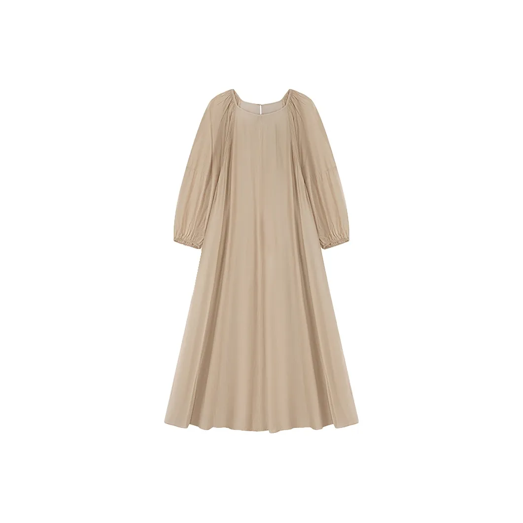 THE SEA LIFE SS24 Long Sleeved Dress Women's Tea Brown