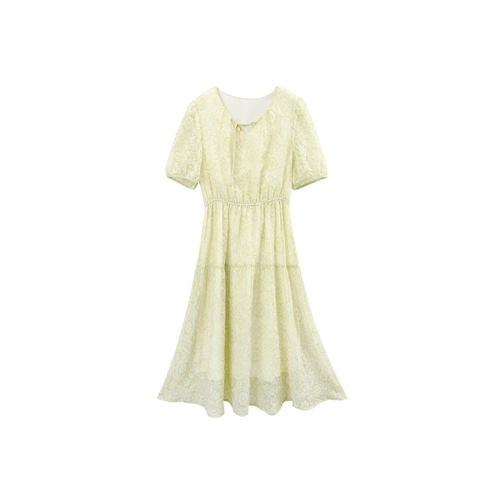 A Paradise For Awakening Short Sleeved Dress Women's Green