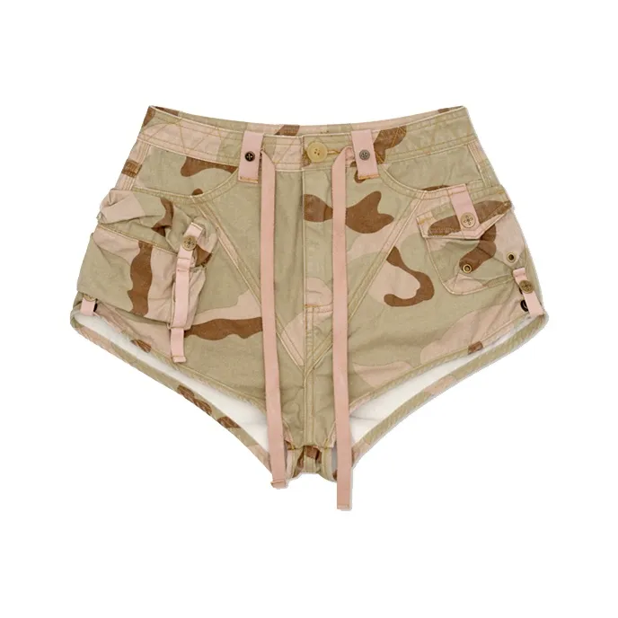 SMFK Wild World Wild World Series Casual Shorts Women's Desert Camouflage