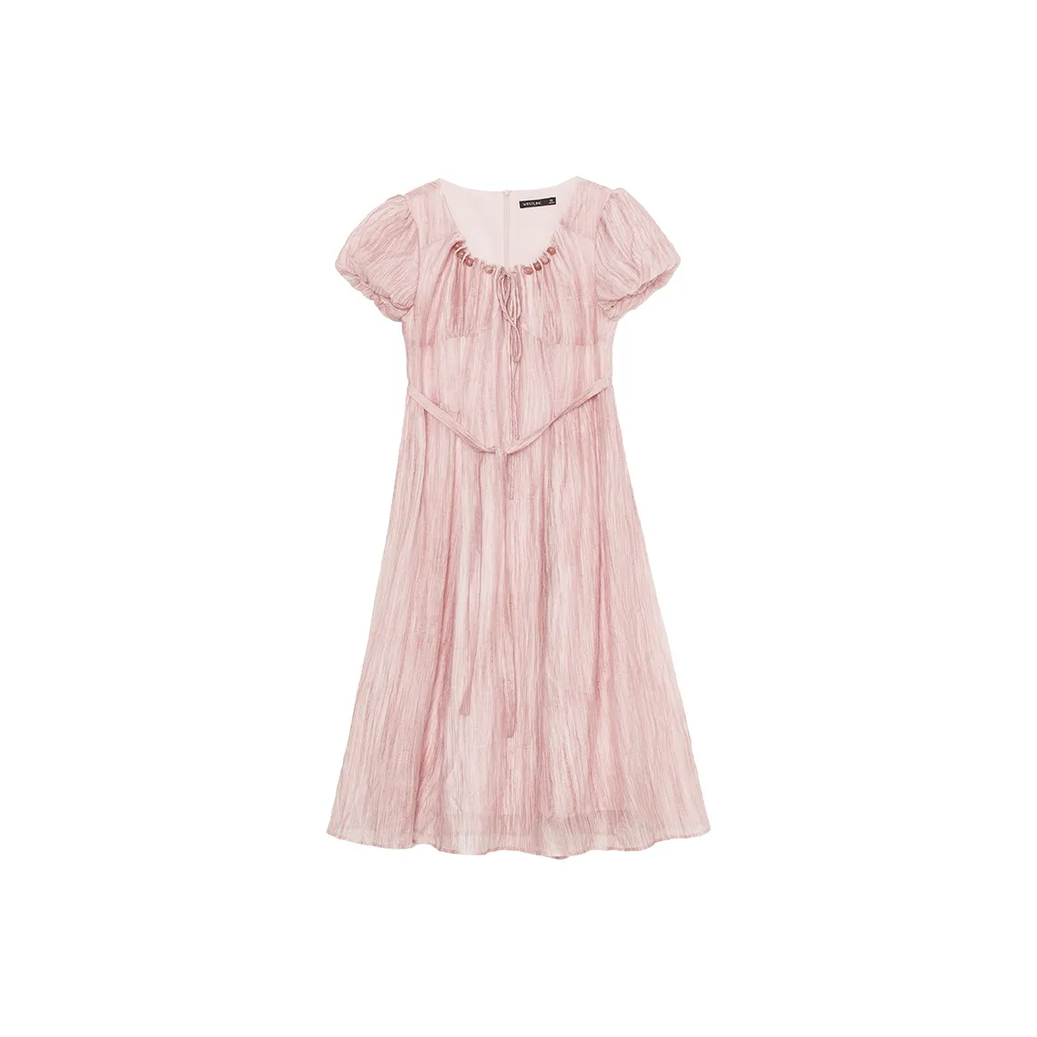 WESTLINK Короткое платье с короткими рукавами женское розовое