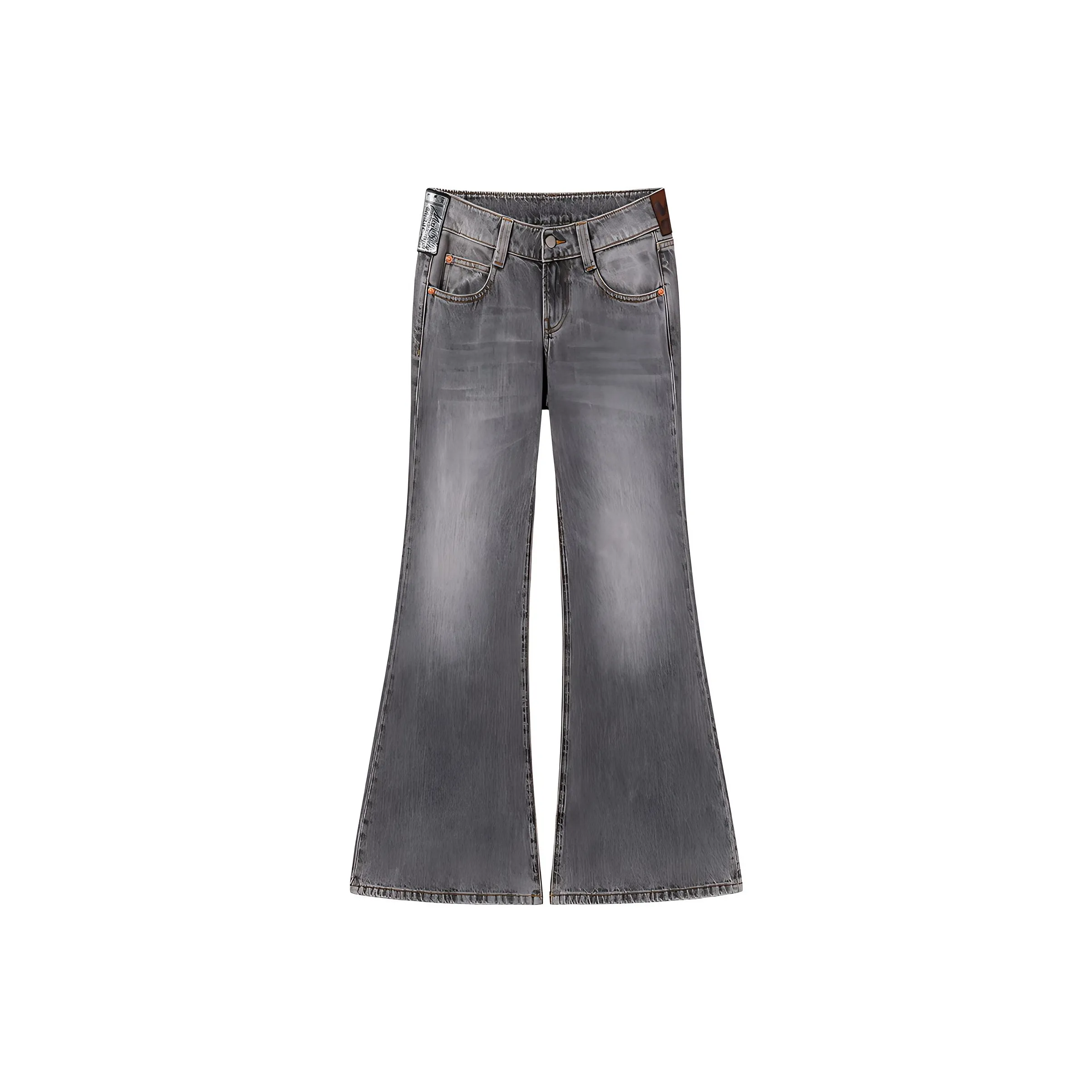 Miss Sixty SS25 Черно-серый Короткая Версия Женские Джинсы