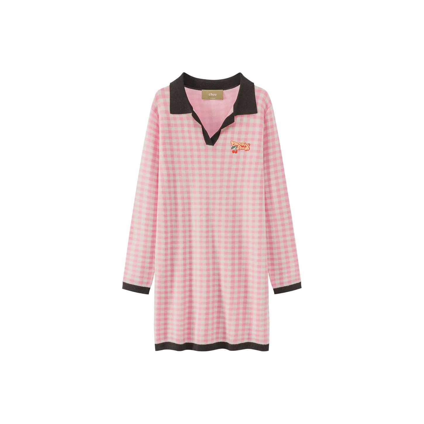 CHUU Женские Длинные Платья с Рукавами