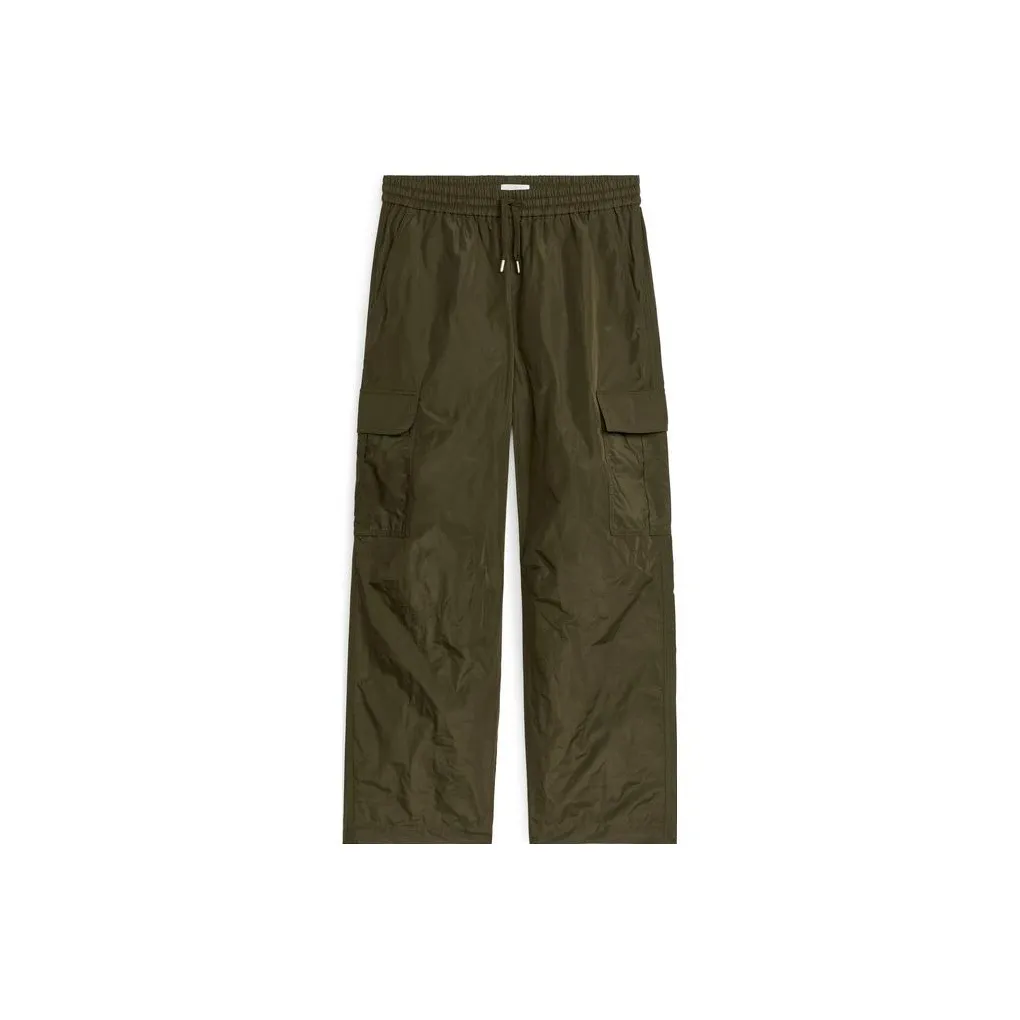 ARKET Cargo Pants Women's Dark Khaki Green