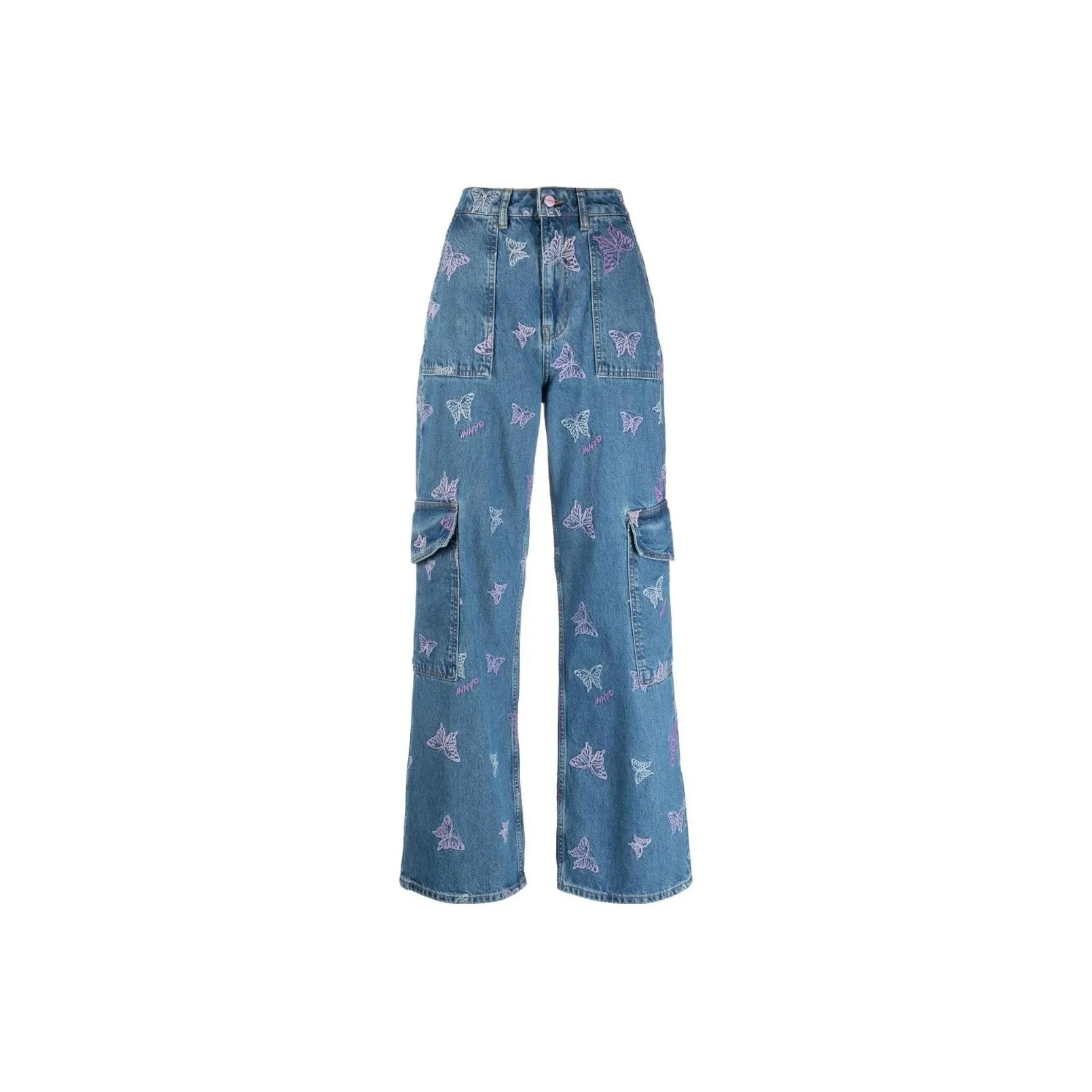 GANNI Синие Женские Джинсы